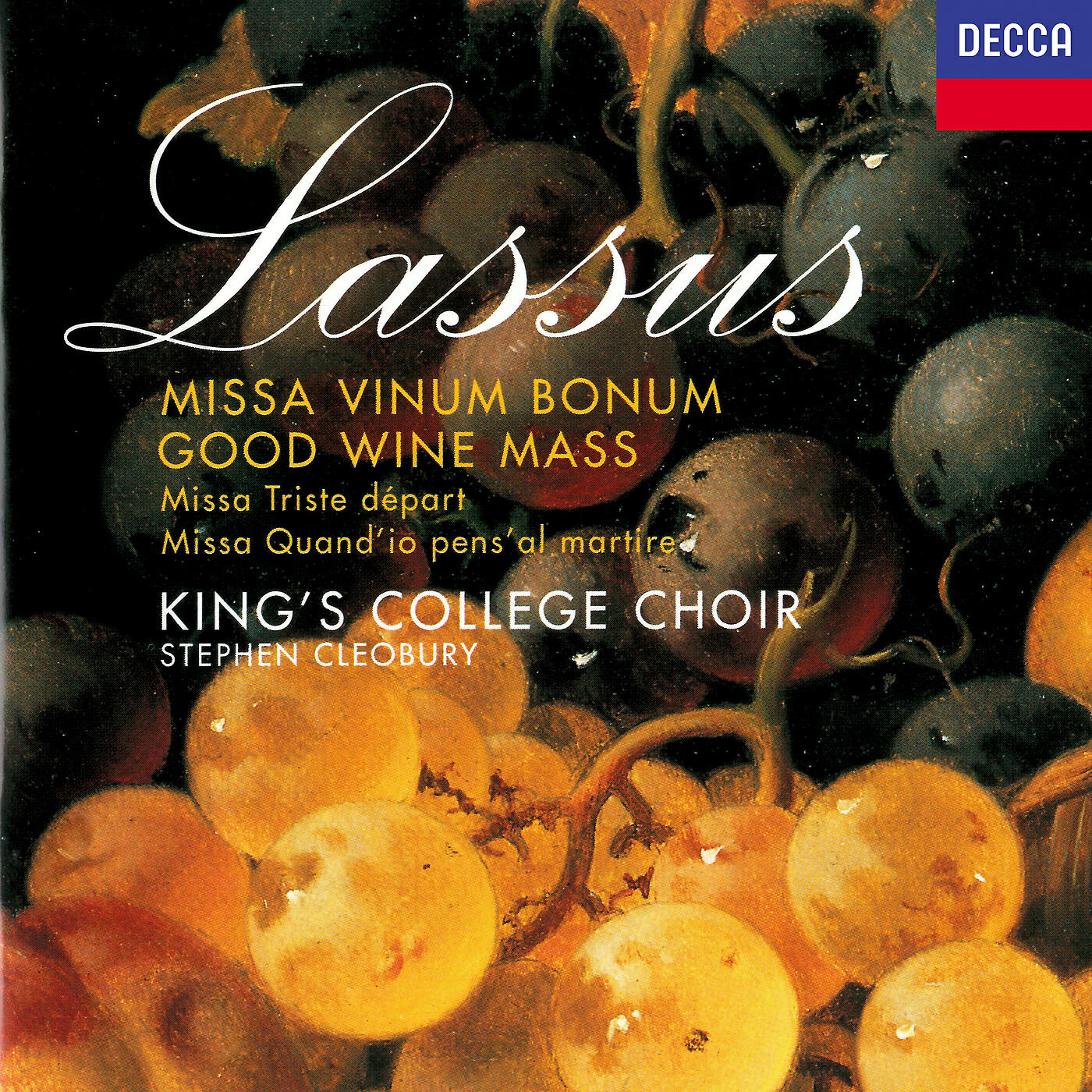 Choir of King's College, Cambridge - Lassus: Missa Super 