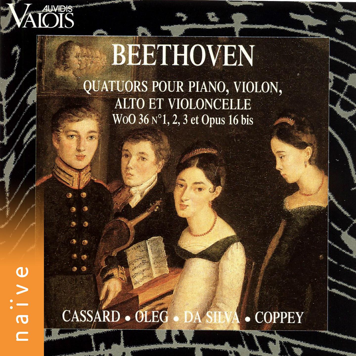 Philippe Cassard - Three Piano Quartets, WoO 36, No. 1 in E-Flat Major: IX. Var. VI
