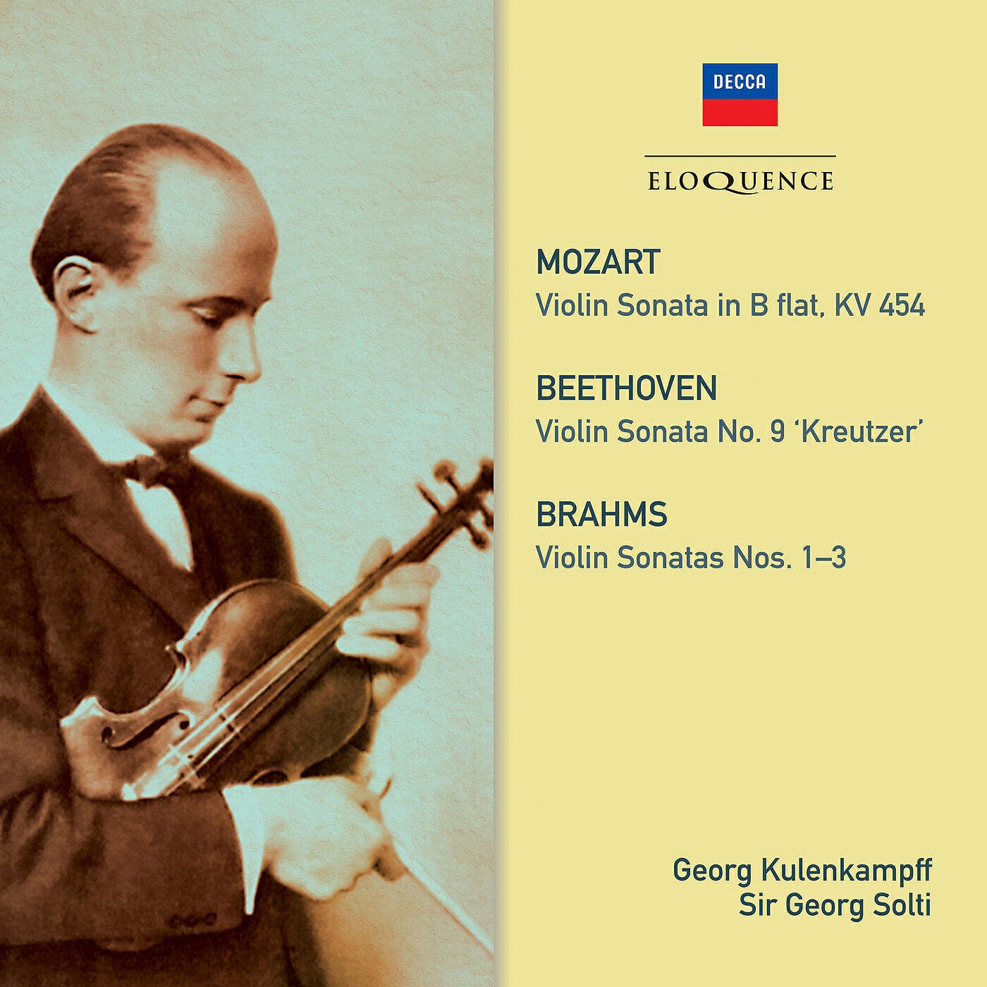 Georg Kulenkampff - Brahms: Violin Sonata No. 3 in D Minor, Op. 108 - 1. Allegro