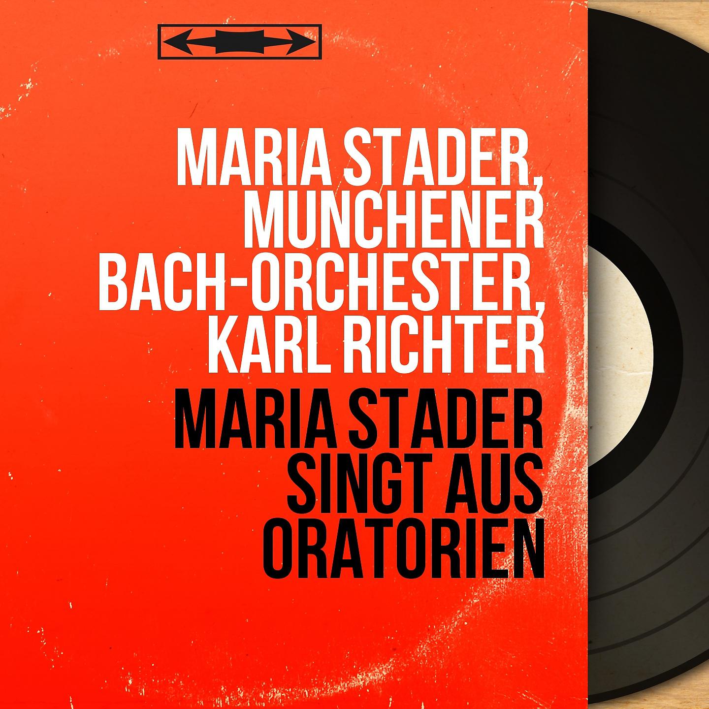 Постер альбома Maria Stader singt aus Oratorien