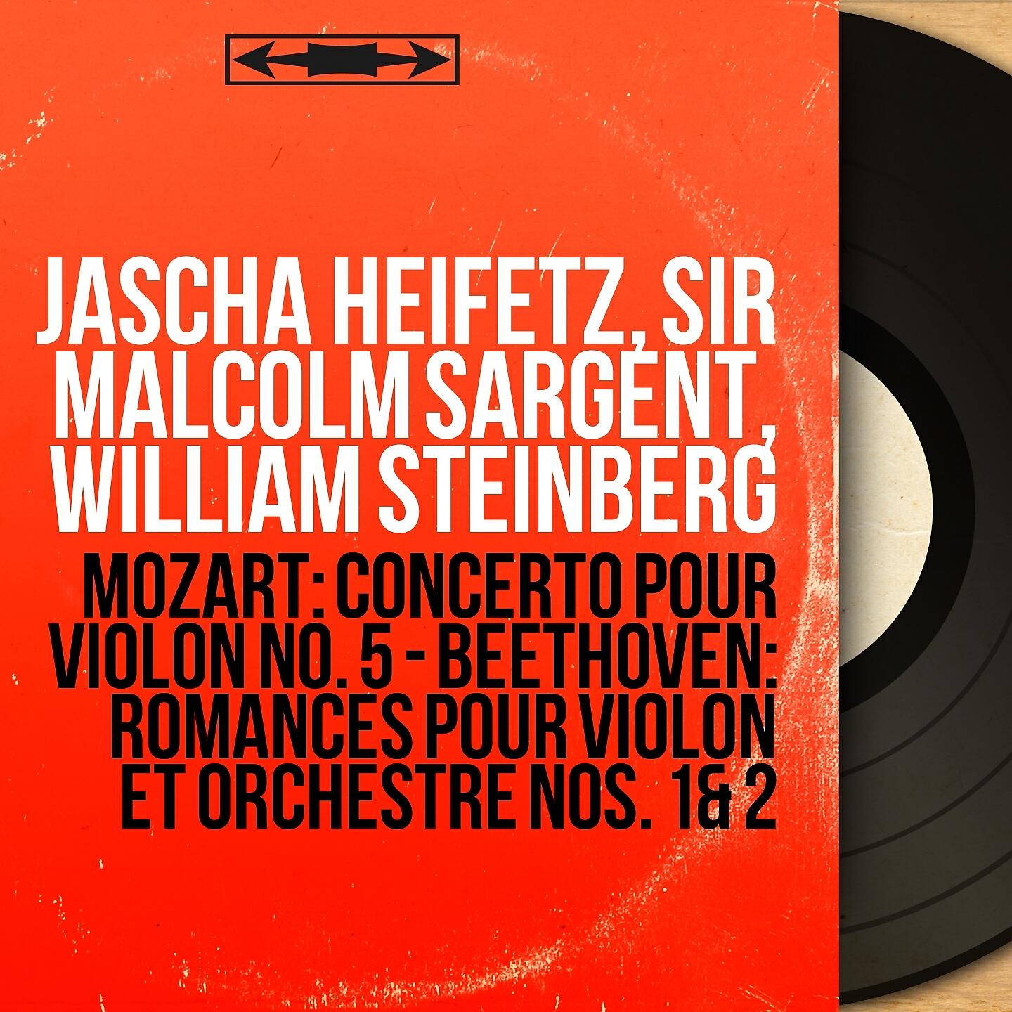 Jascha Heifetz - Romance pour violon et orchestre No. 1 in G Major, Op. 40