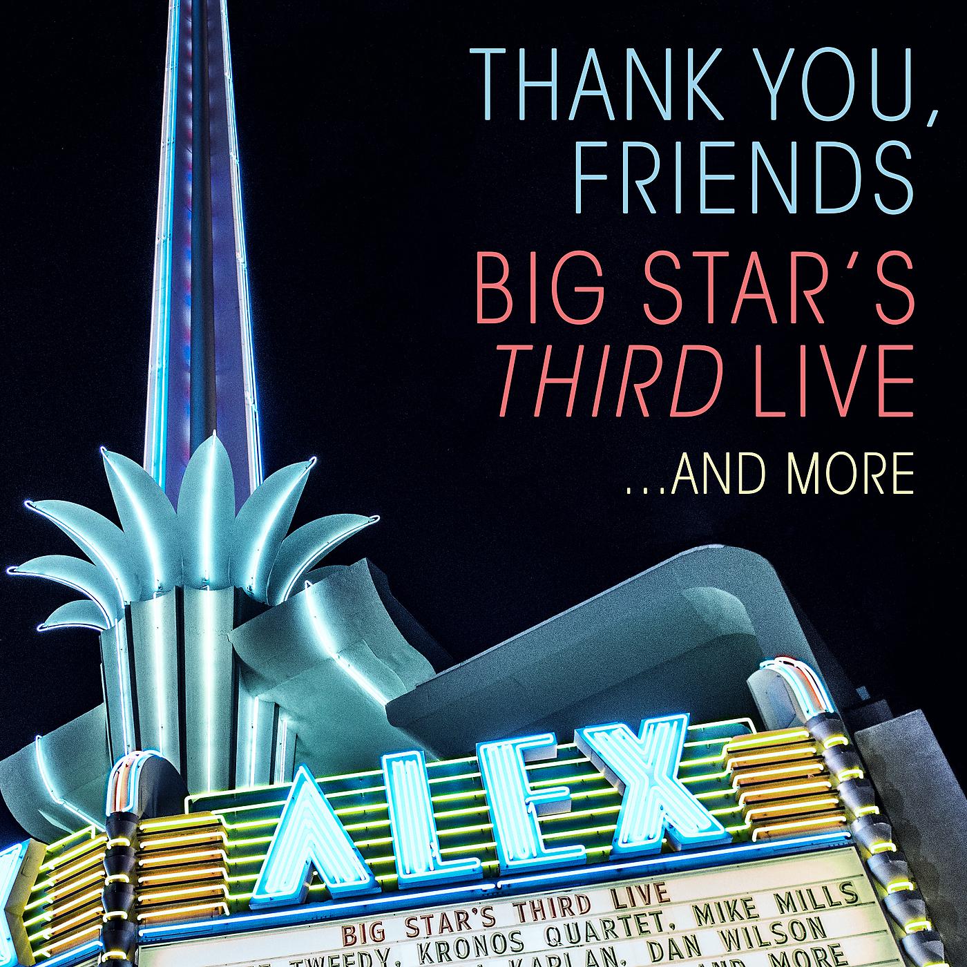 Постер альбома Thank You, Friends: Big Star's Third Live...And More