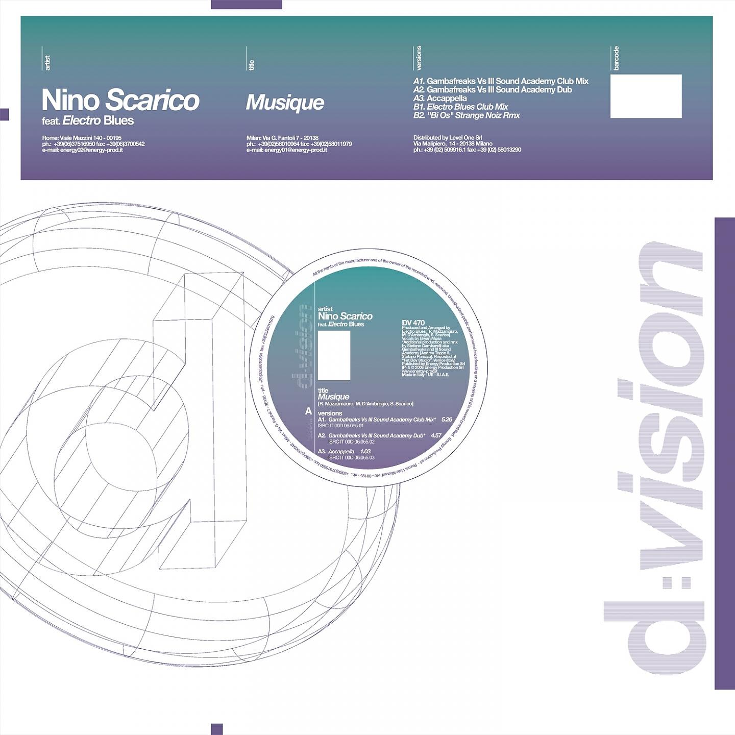 Nino Scarico - Musique (Gambafreaks Vs Iii Sound Academy Radio)