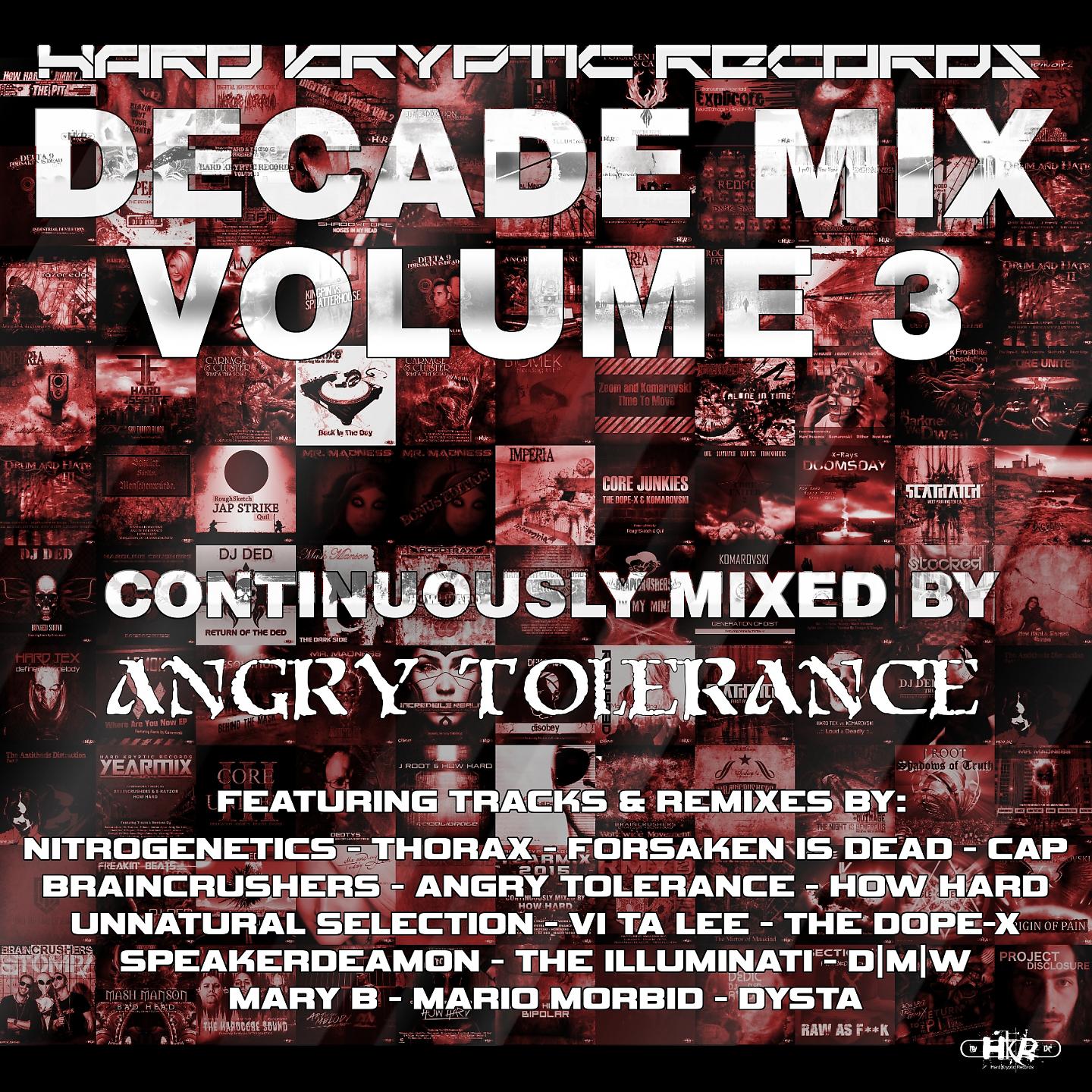 Постер альбома Hard Kryptic Records Decade Mix, Vol. 3