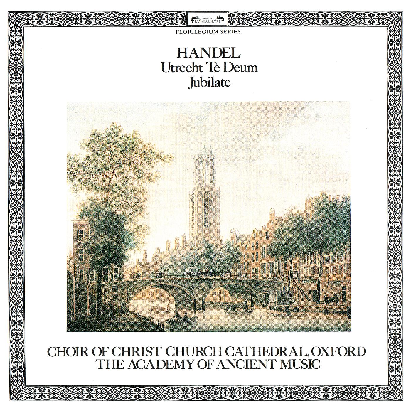 Постер альбома Handel: Utrecht Te Deum; Jubilate