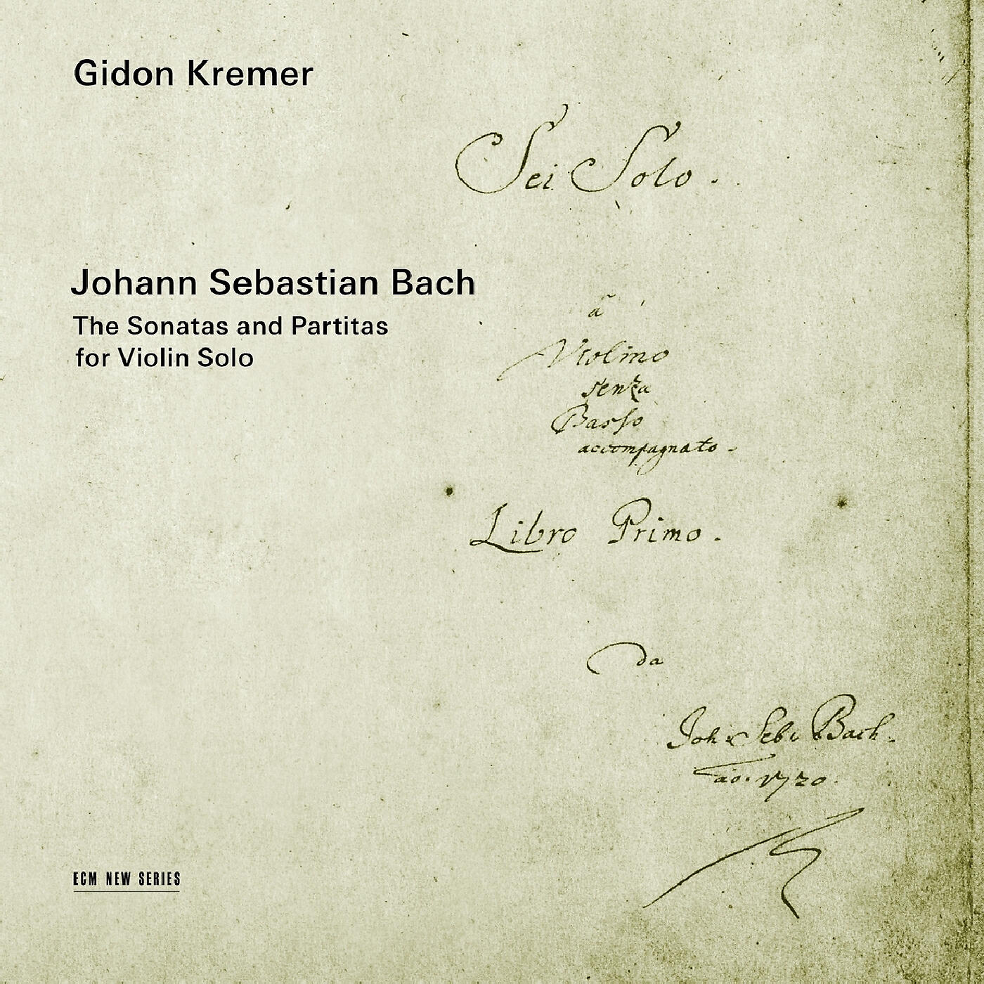 Gidon Kremer - J.S. Bach: Partita for Violin Solo No.3 in E, BWV 1006 - 6. Gigue