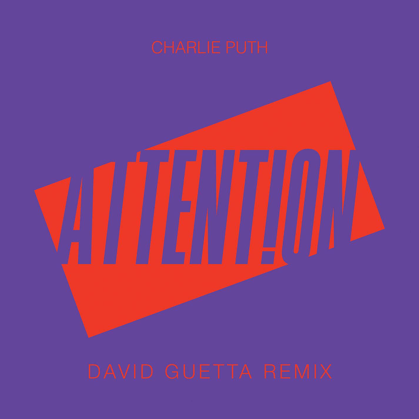 Постер альбома Attention (David Guetta Remix)