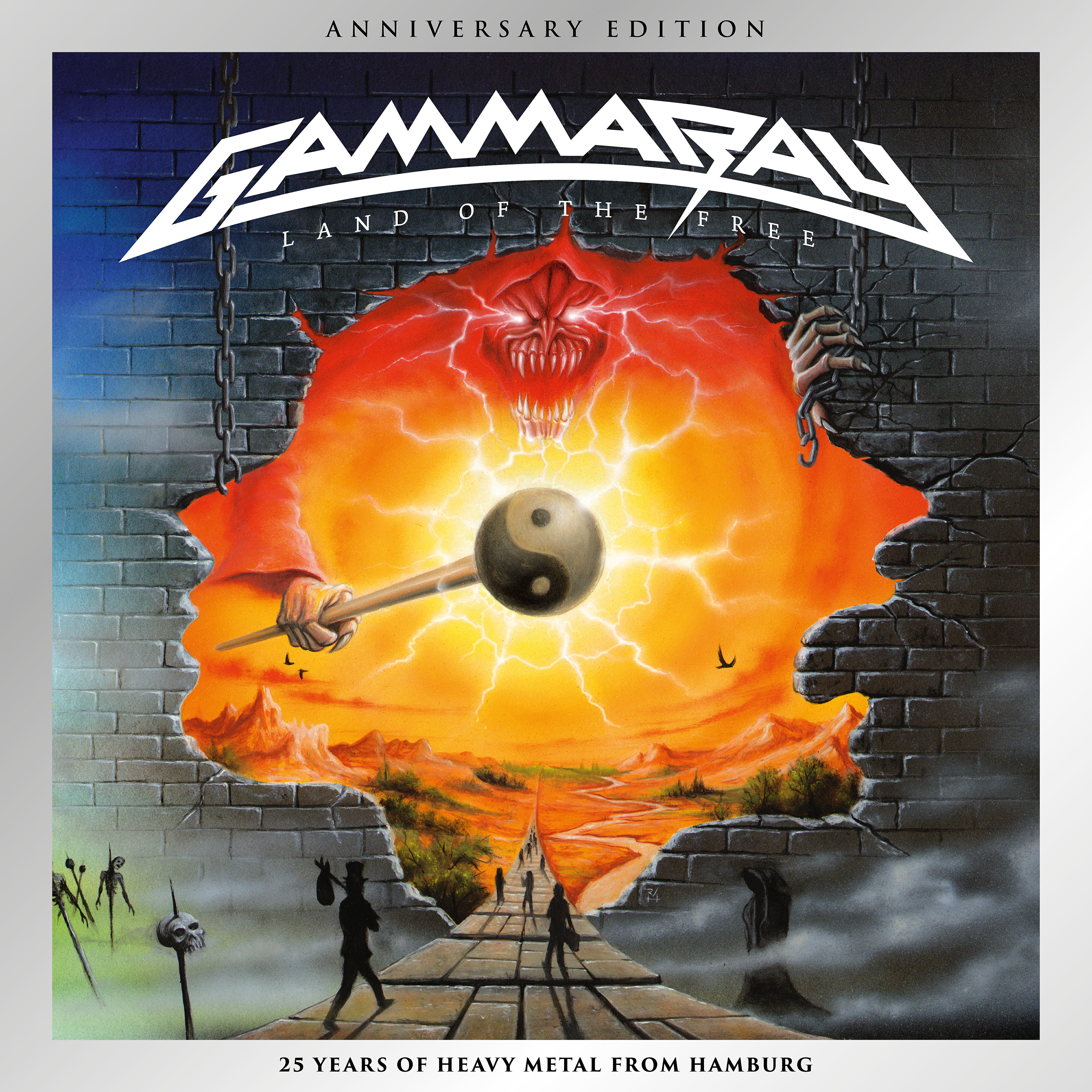 Альбом land. Gamma ray 1990. Gamma ray обложка Land. Gamma ray 2017.