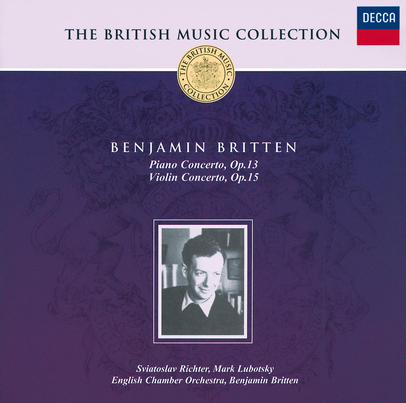 Постер альбома Britten: Piano Concerto; Violin Concerto