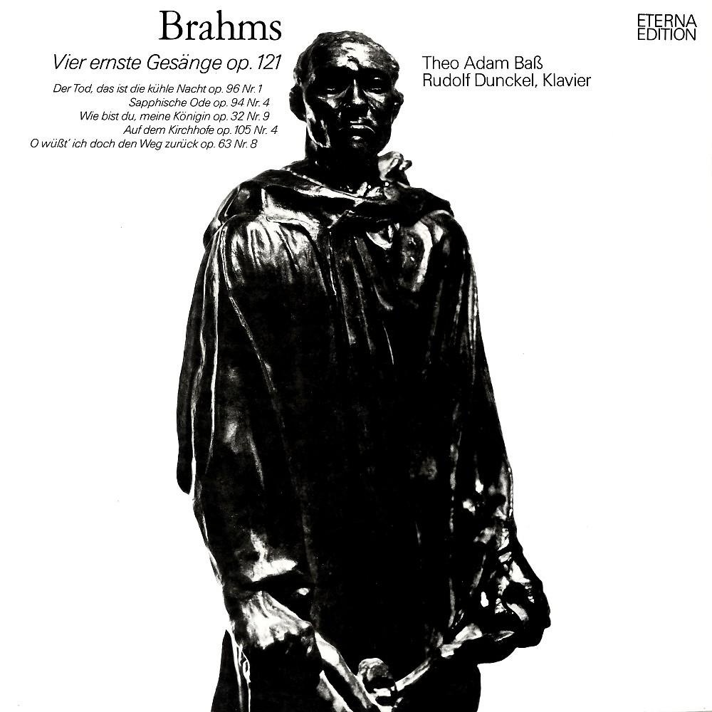 Постер альбома Brahms: Vier ernste Gesänge / Lieder