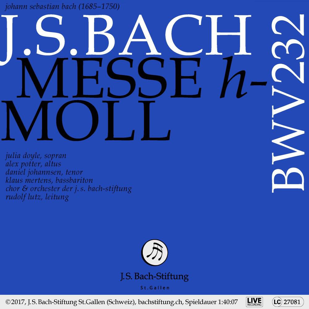 Orchester der J.S. Bach-Stiftung - Messe h-Moll, BWV 232: XXV. Benedictus