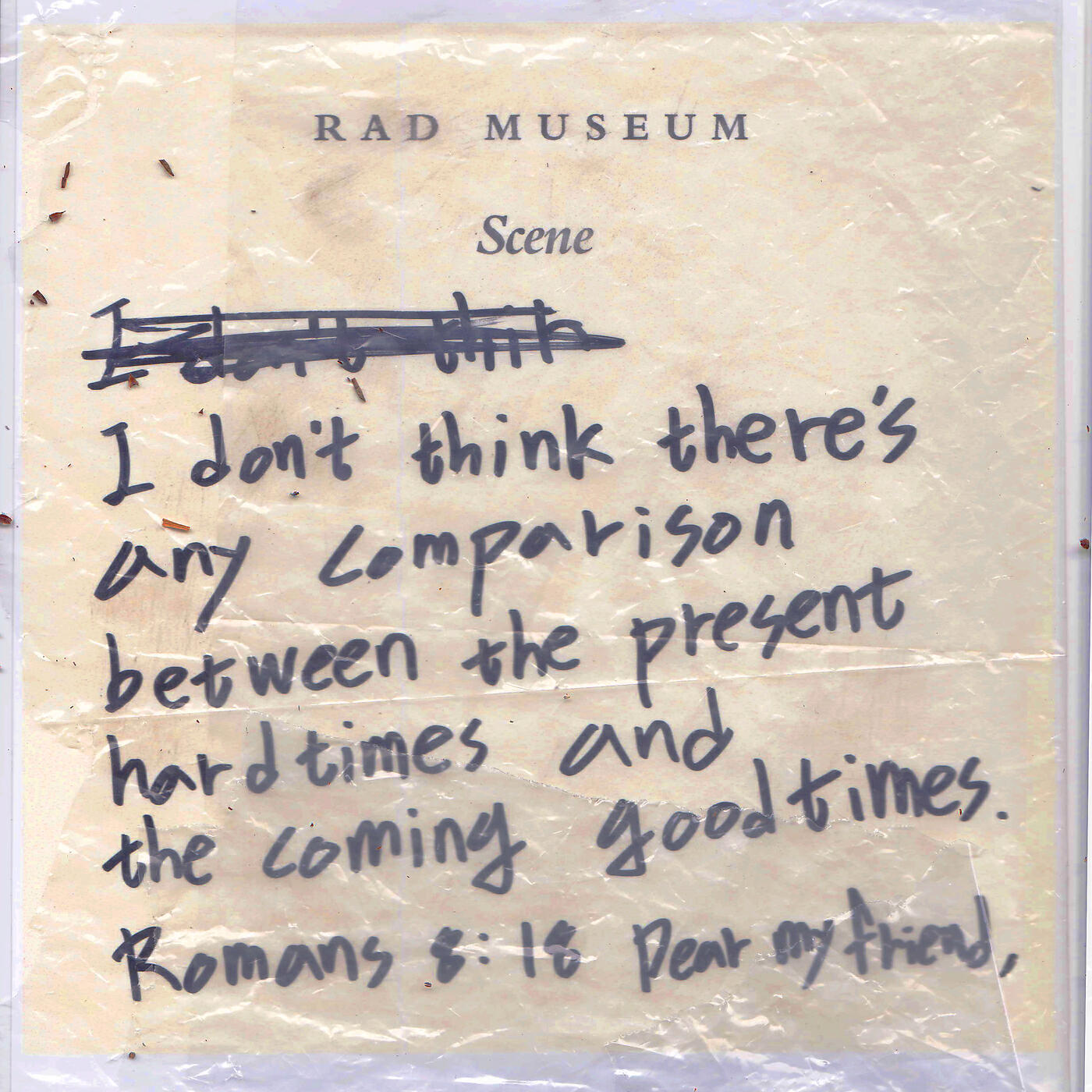 Rad Museum - Tiny Little Boy