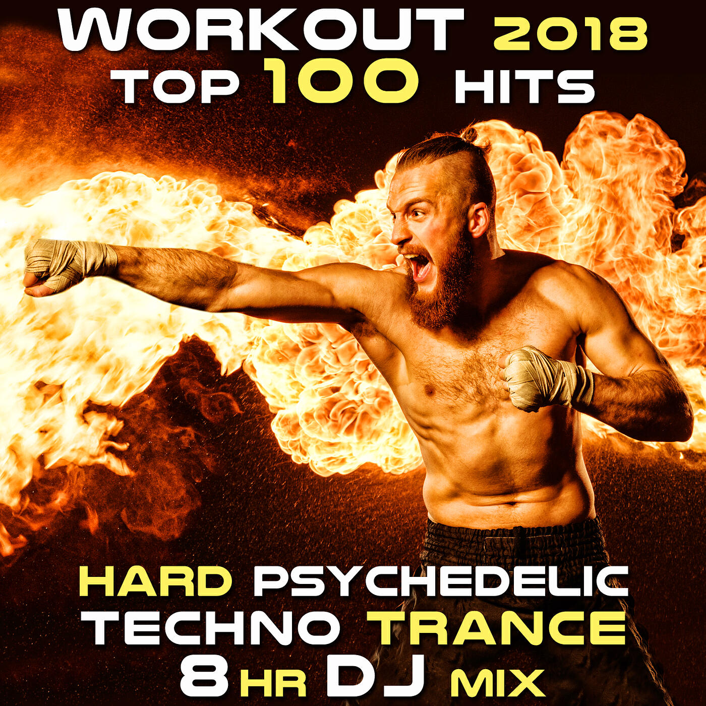 Workout Trance - Workout 2018 Top 100 Hits Hard Psychedelic Techno Trance (2hr DJ Mix)