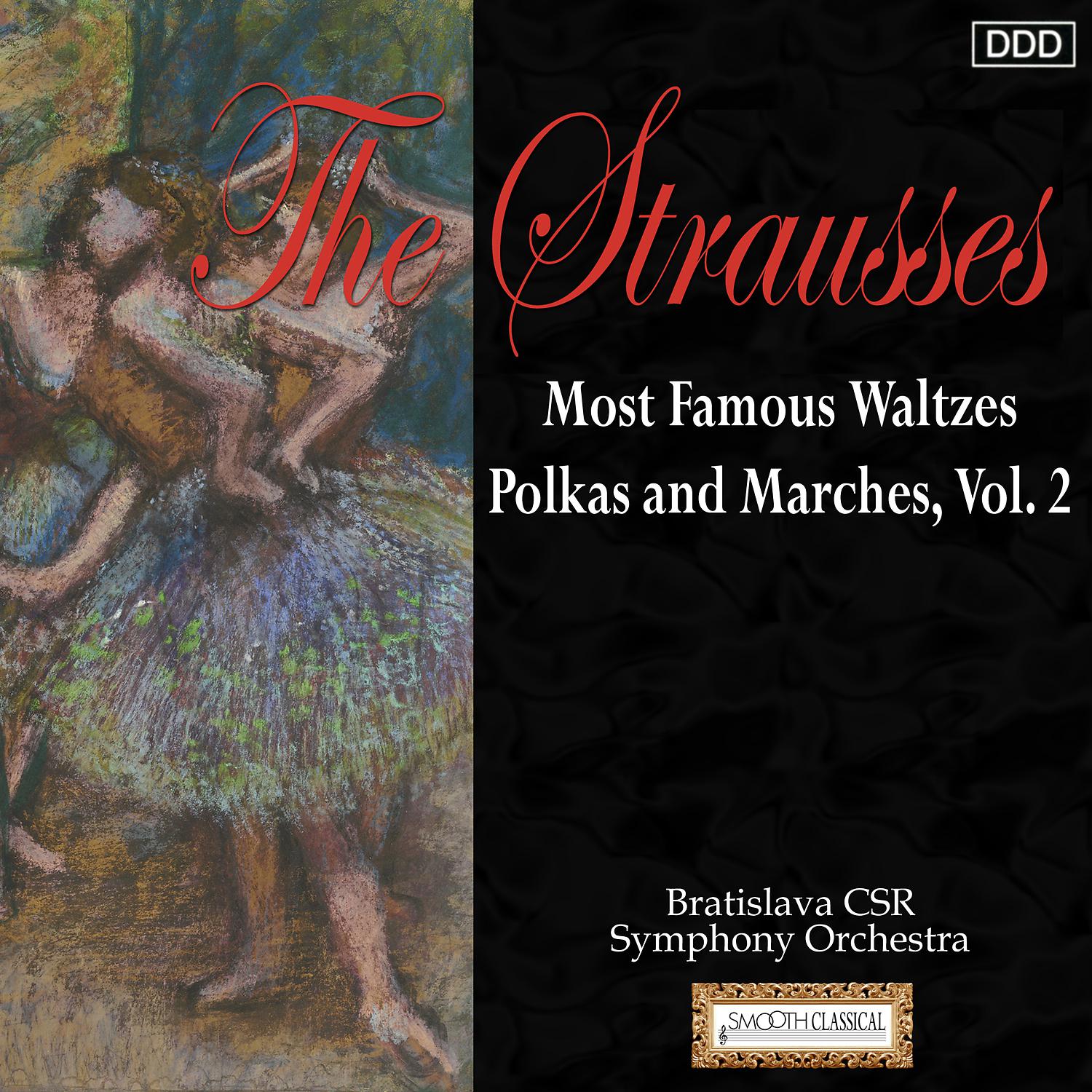 Постер альбома The Strausses: Most Famous Waltzes, Polkas and Marches, Vol. 2