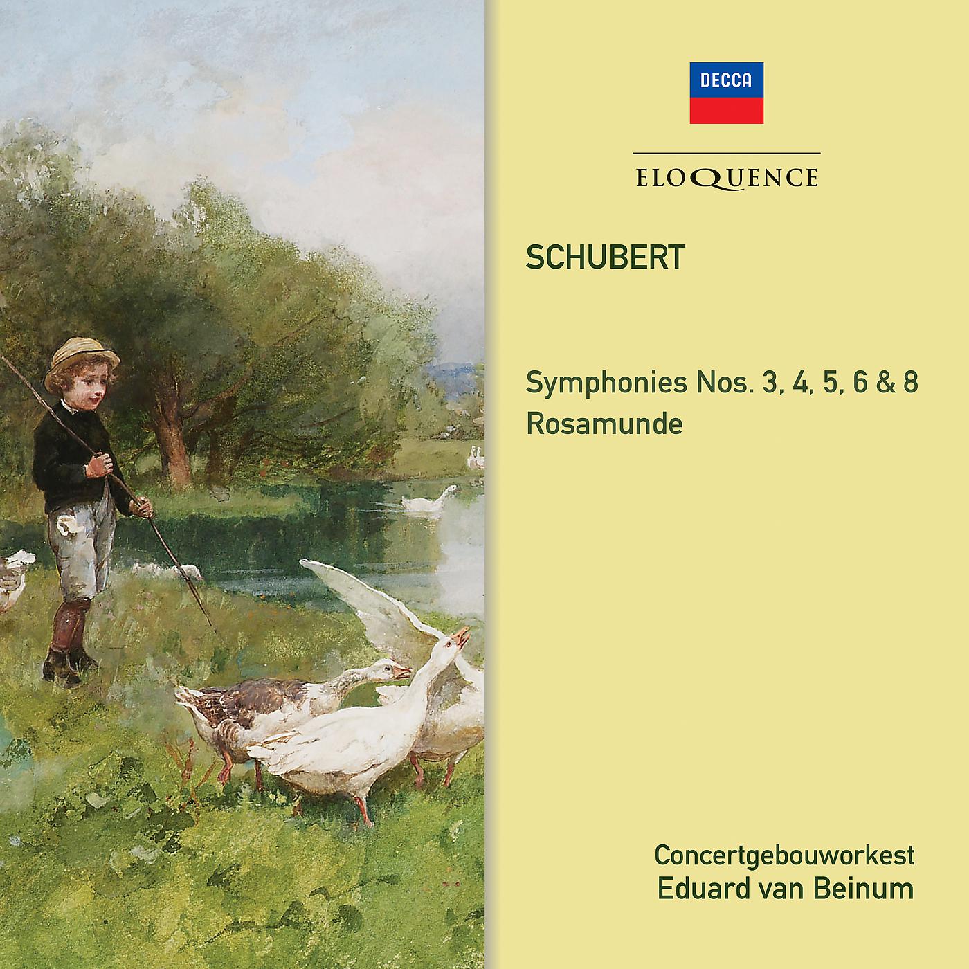 Постер альбома Schubert: Symphonies 3, 4, 5, 6, 8; Rosamunde