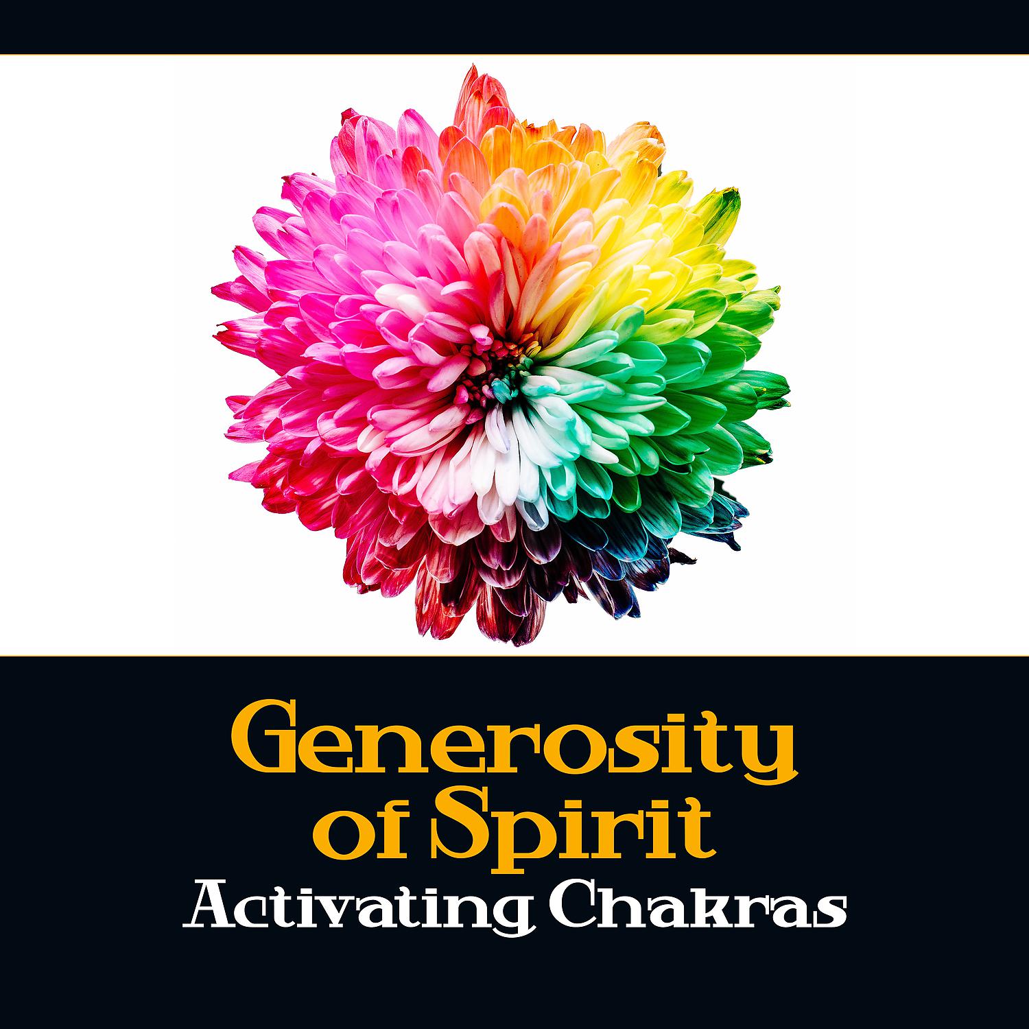 Постер альбома Generosity of Spirit: Activating Chakras – Meditation Music for Source of Vitality, Mystic Stillness, Om Relaxation, Internal Balance