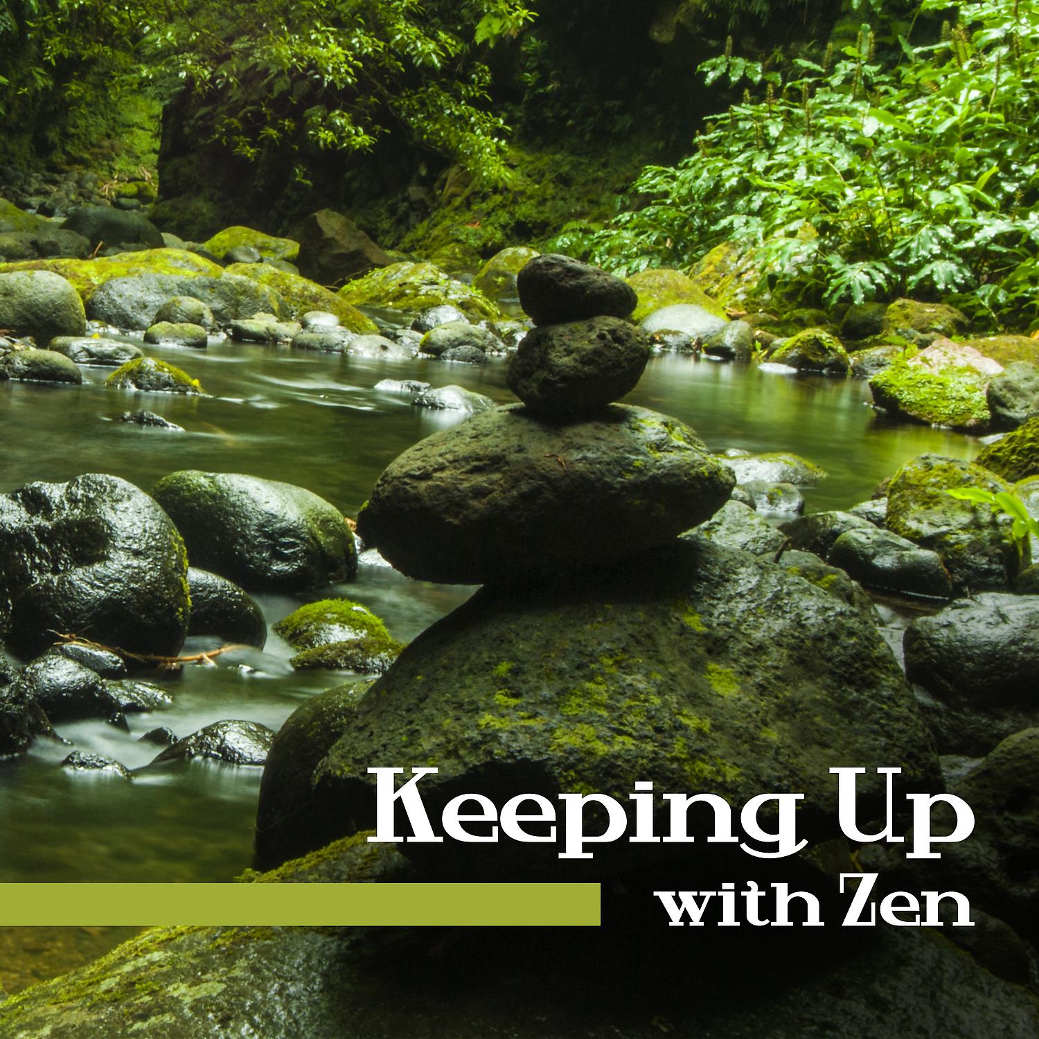 Постер альбома Keeping Up with Zen: Soothing Music for Meditation, Yoga & Relaxation, Chakra Balance, Reiki Healing, Deep Sleep