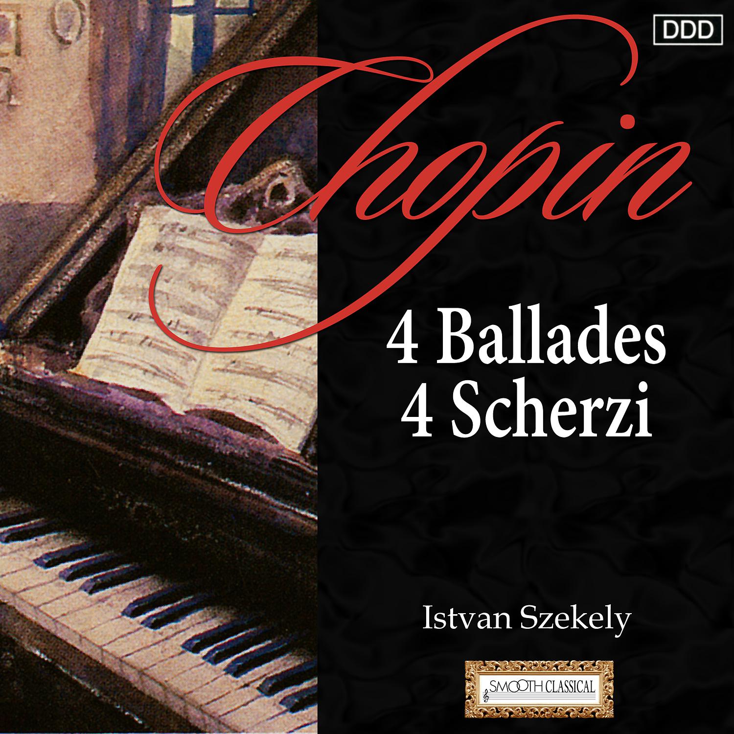 Постер альбома Chopin: 4 Ballades - 4 Scherzi