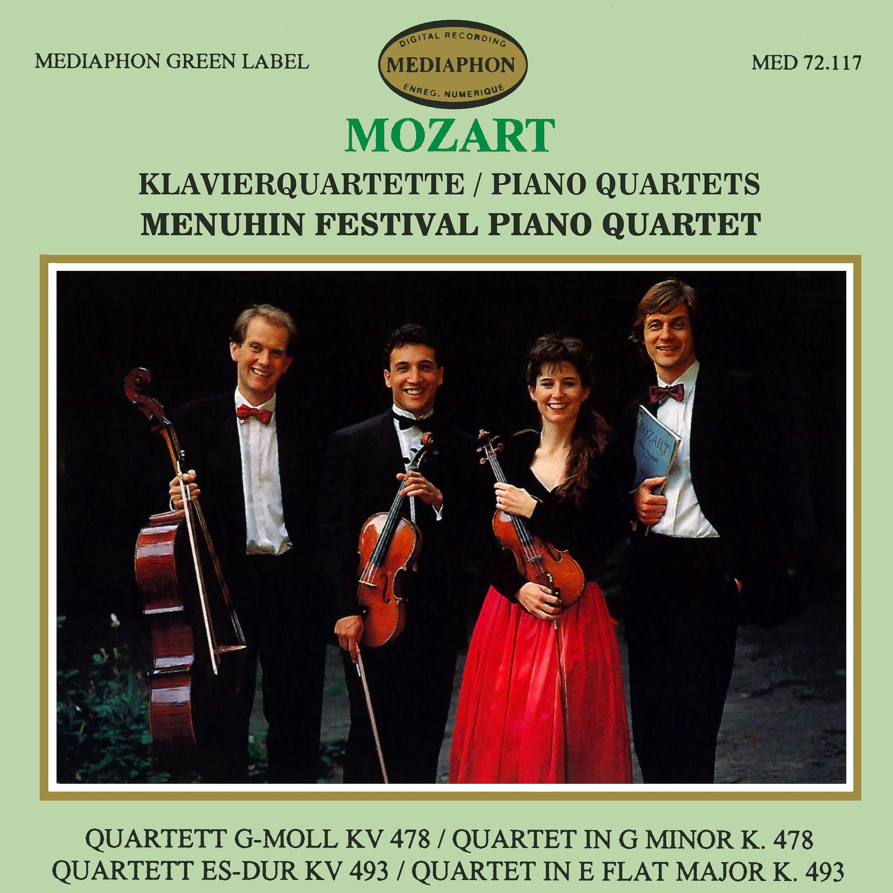 Menuhin Festival Piano Quartet - Piano Quartet No. 2 in E-Flat Major, K. 493: II. Larghetto