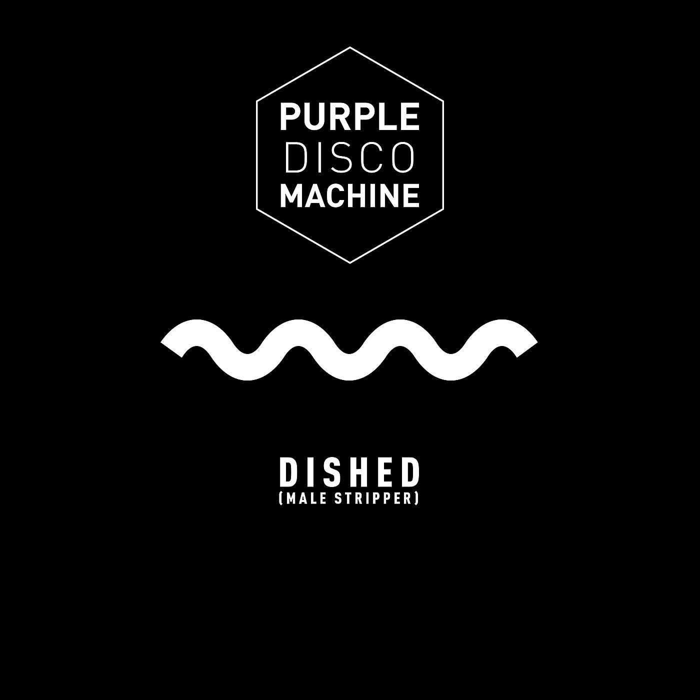 Purple Disco Machine - Dished (Male Stripper)