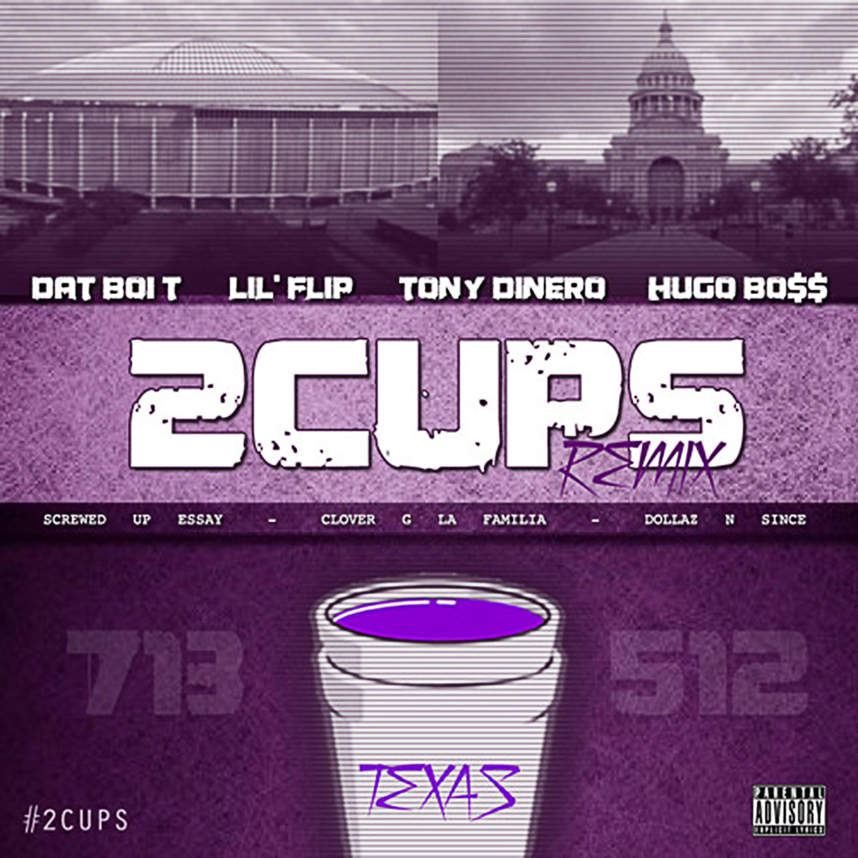 Dat Boi T - 2Cups 2013 (Remix) (feat. Hugo Bo$$, Lil' Flip & Tony Dinero)