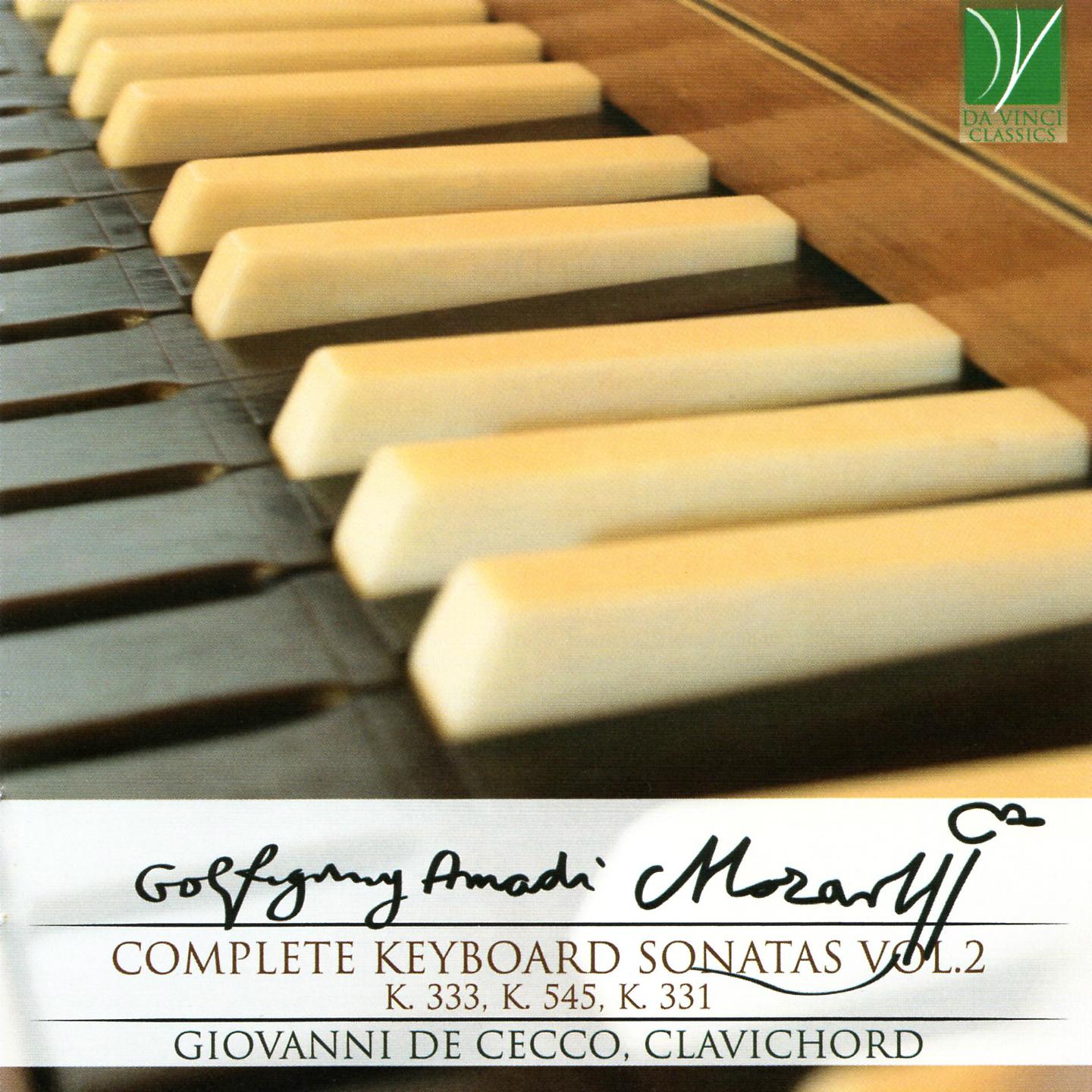 Постер альбома Mozart: Complete Keyboard Sonatas, Vol. 2