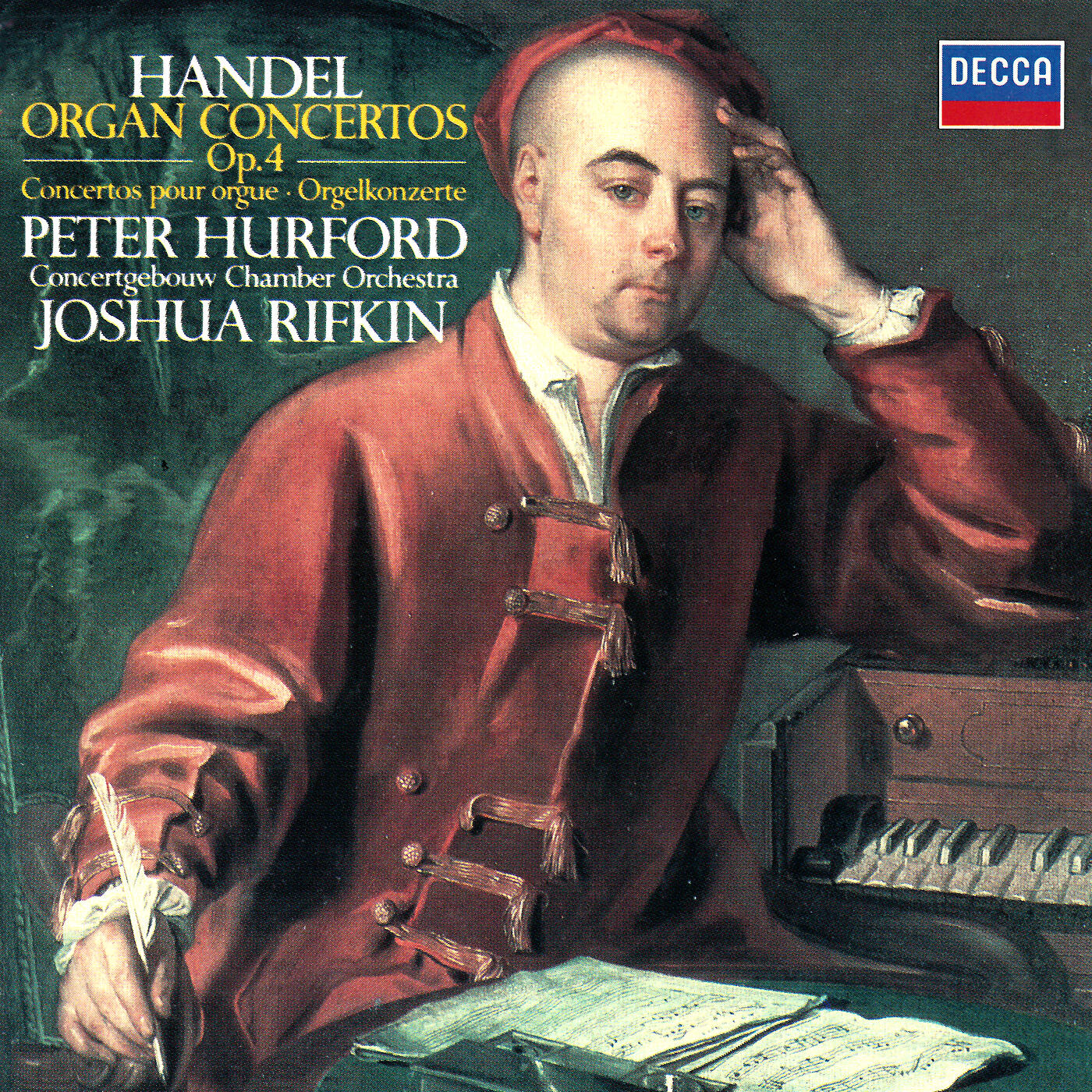 Peter Hurford - Handel: Organ Concerto No. 14 in A Major, HWV 296 - 4. Grave