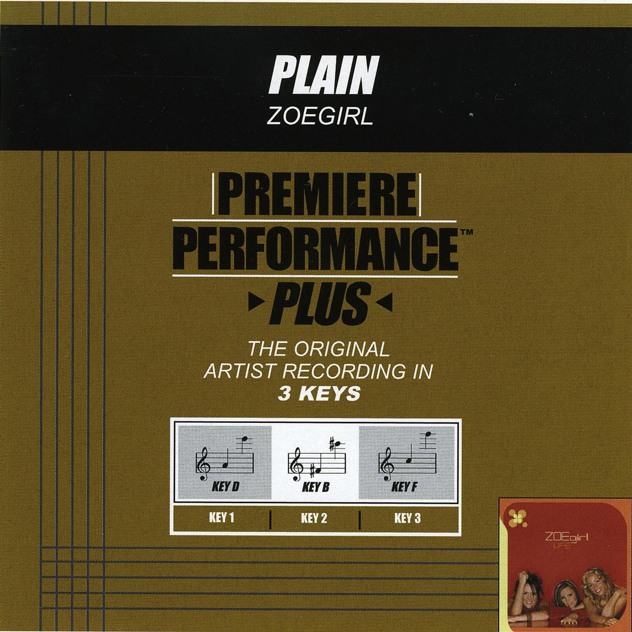 Постер альбома Premiere Performance Plus: Plain