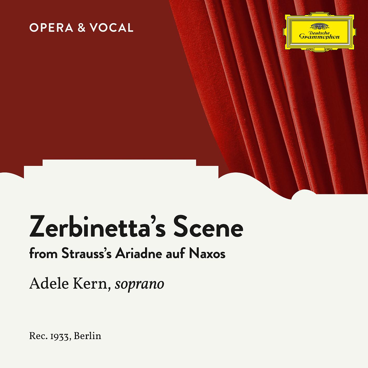 Постер альбома Strauss: Zerbinetta's Scene