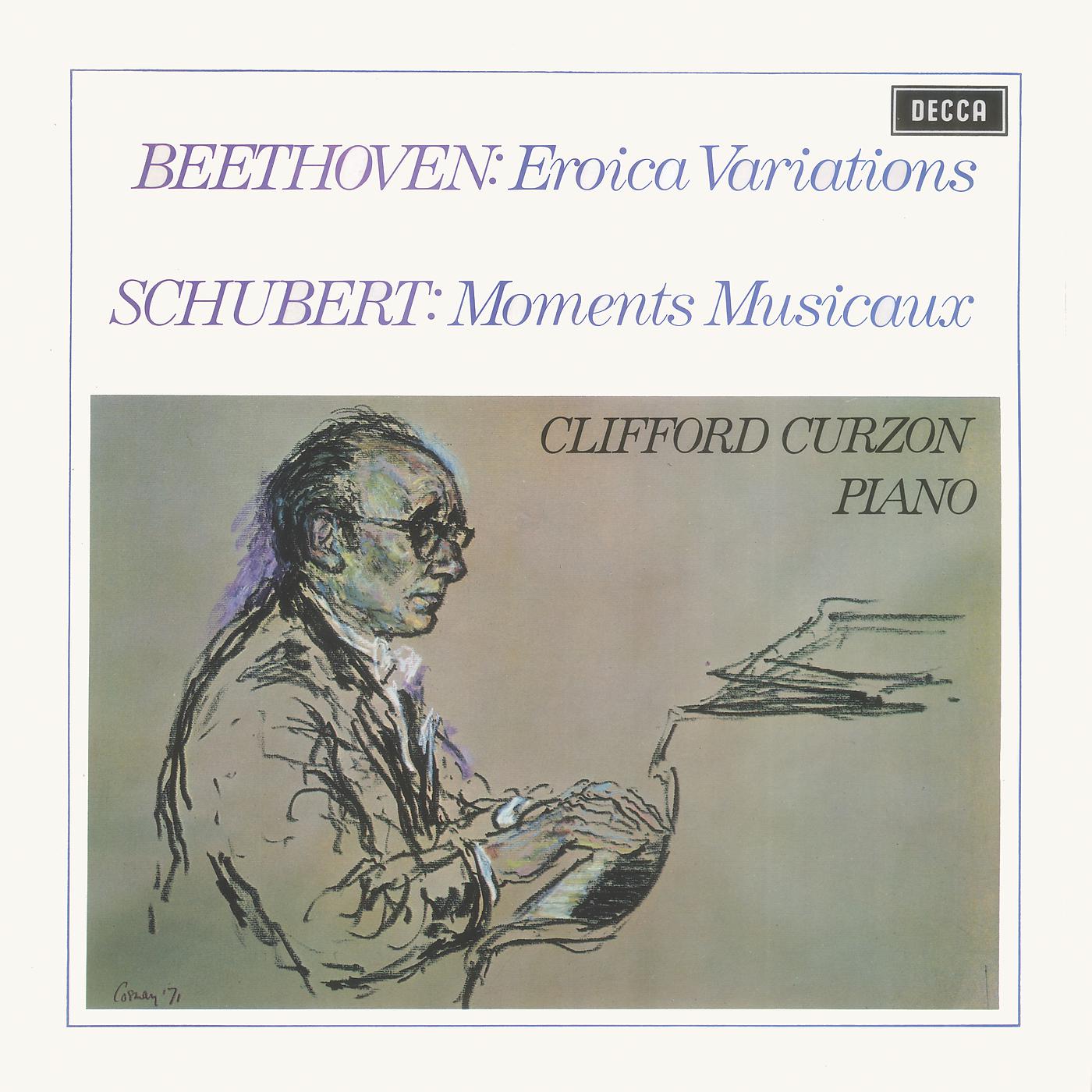 Постер альбома Beethoven: Eroica Variations / Schubert: Moments Musicaux / Britten: Introduction & Rondo alla burlesca; Mazurka elegiaca