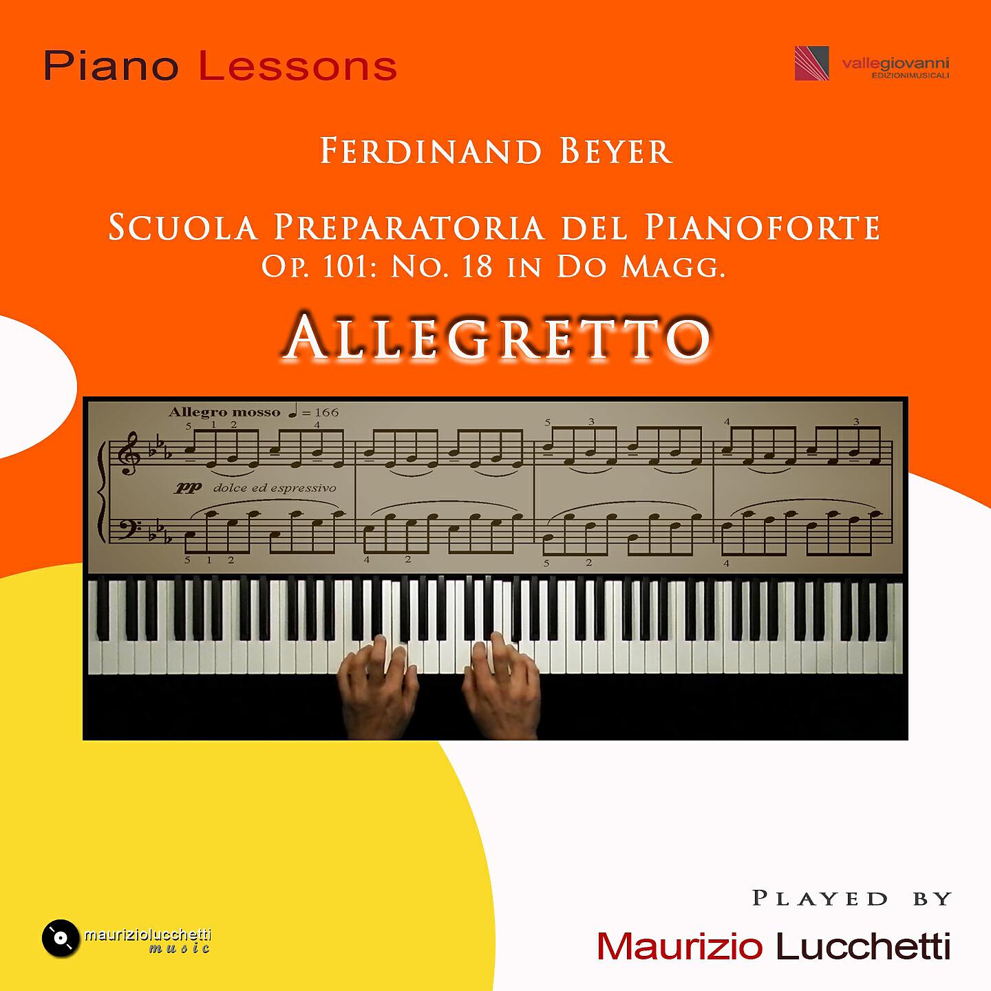 Maurizio Lucchetti - Scuola Preparatoria del Pianoforte, Op. 101: No. 18 in C Major, Allegretto