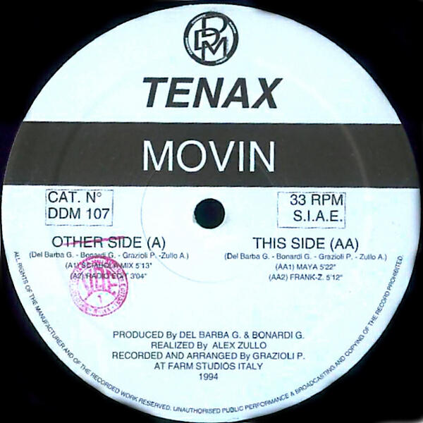 Tenax - Movin' (Sciabola Mix)