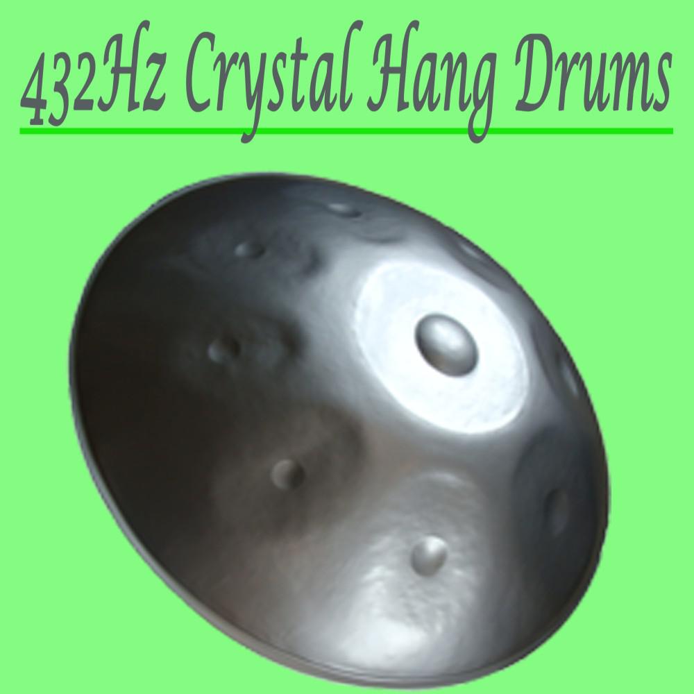 Постер альбома 432Hz Crystal Hang Drums - Spiritual Heal, Healing Hang Drum Music for Meditation, Stress Relief, Yoga & Spa