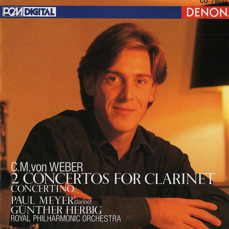 Постер альбома Weber: 2 Concertos, Concertino for Clarinet