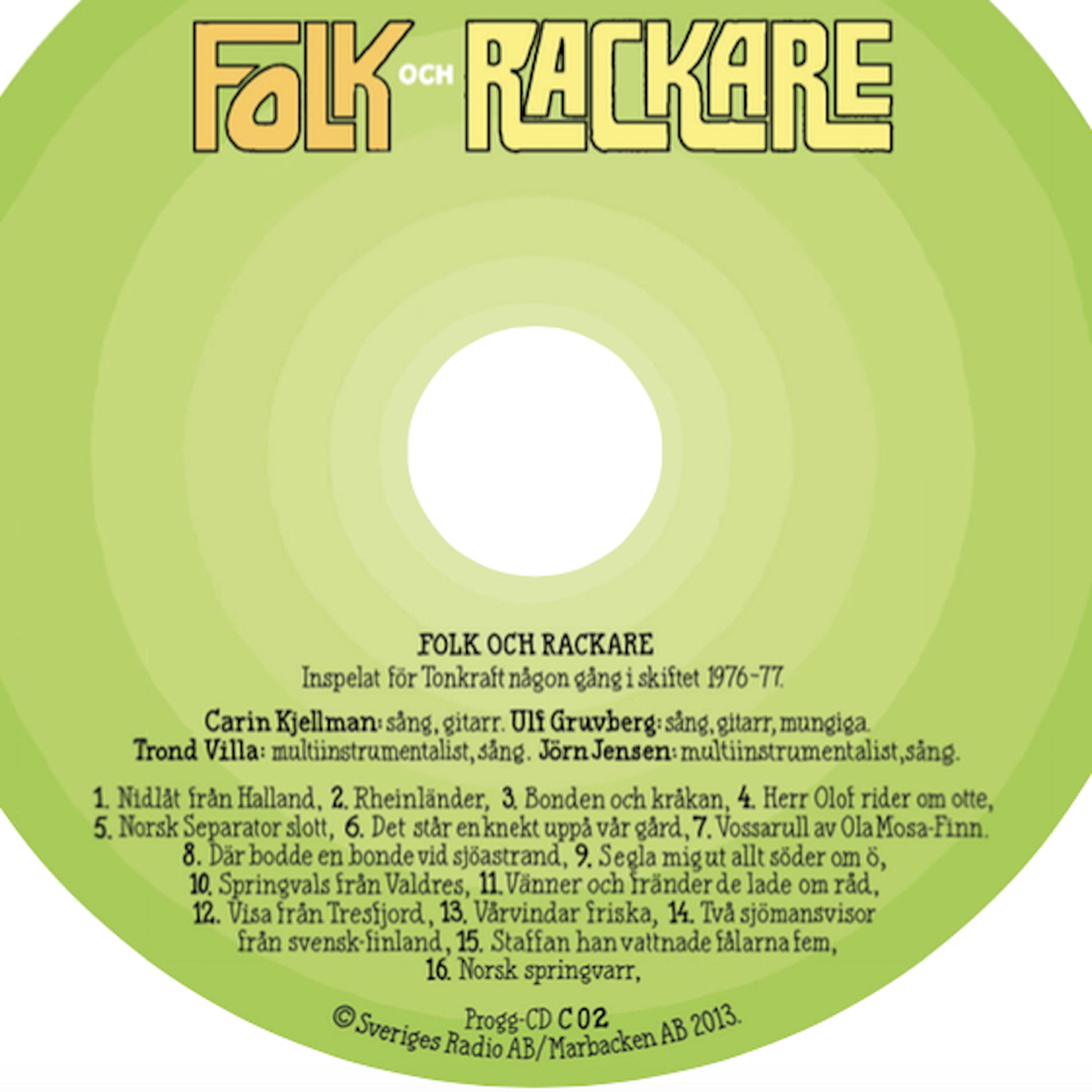 Folk och Rackare - Norsk springvarr (Tonkraft 1976-1977)