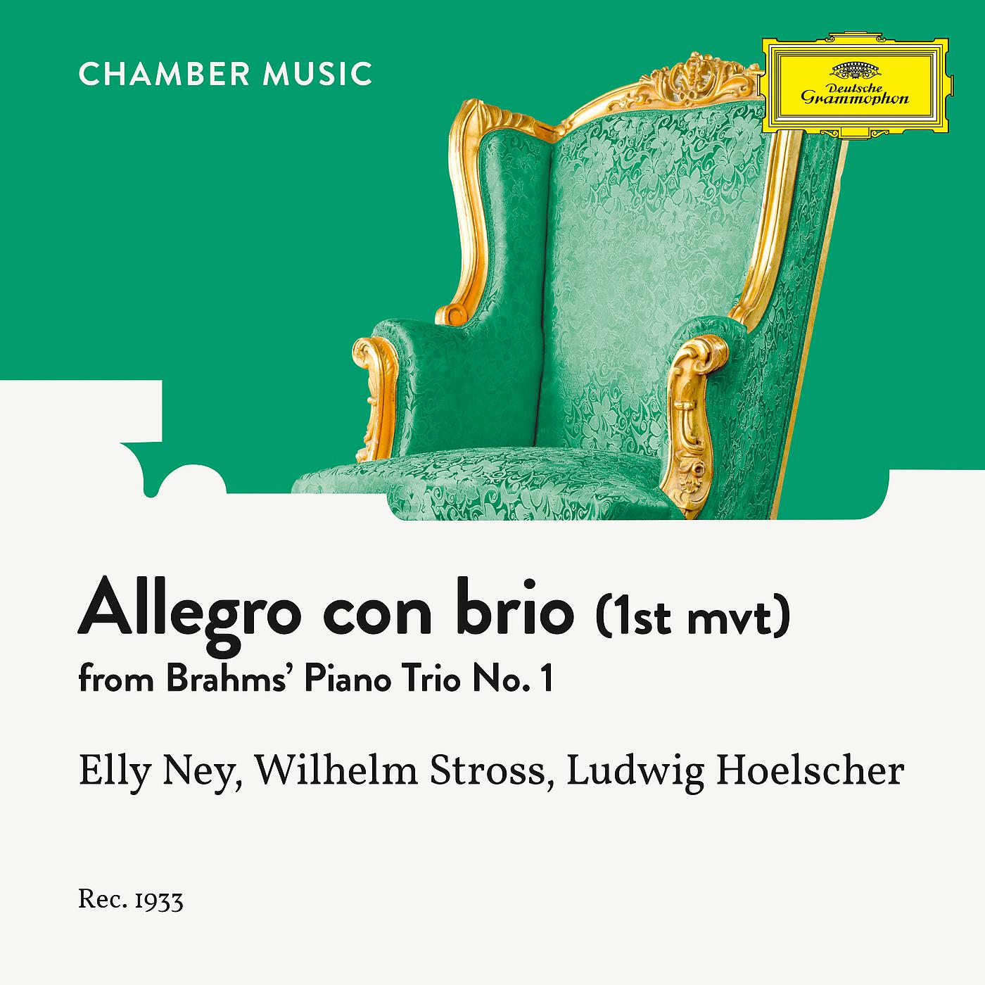 Постер альбома Brahms: Piano Trio No. 1 In B, Op. 8: I. Allegro con brio