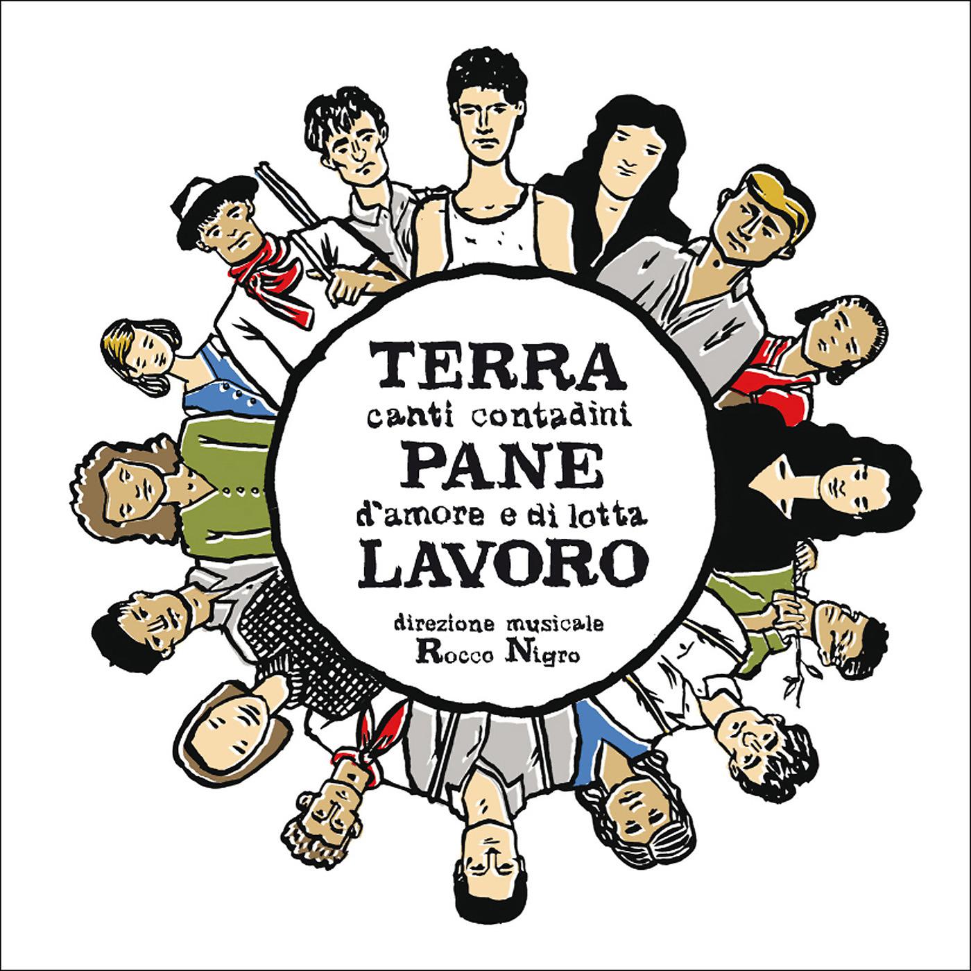 Постер альбома Terra Pane Lavoro. Canti contadini d'amore e di lotta