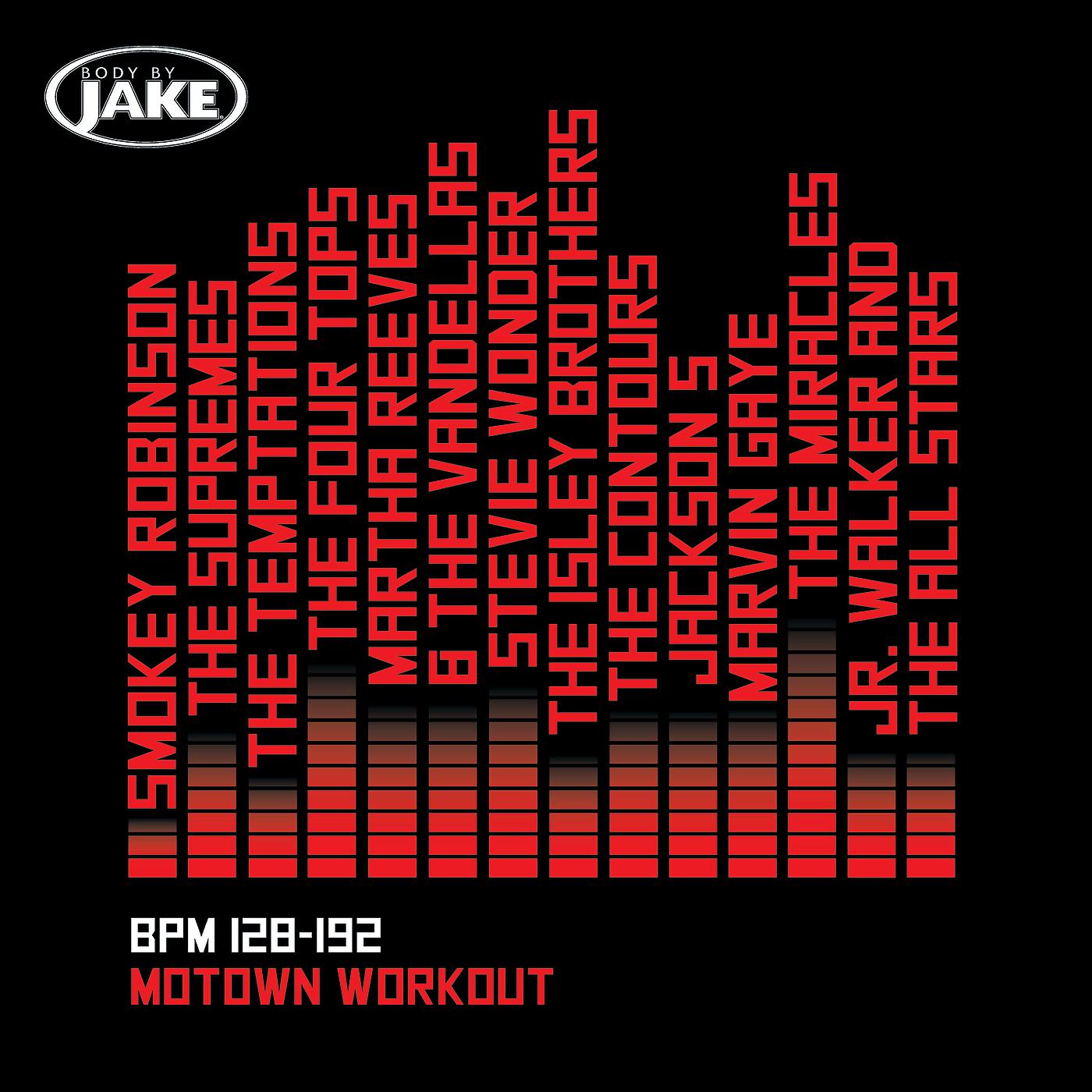 Постер альбома Body By Jake: Motown Workout (BPM 128-192)