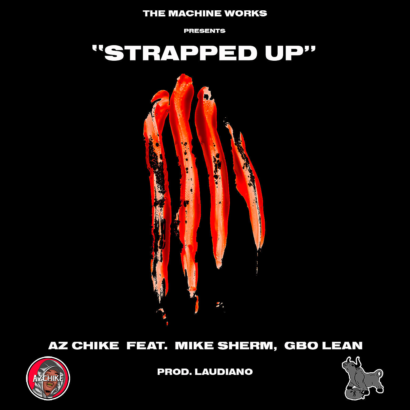 AzChike - Strapped Up (feat. Mike Sherm and G-BO Lean)