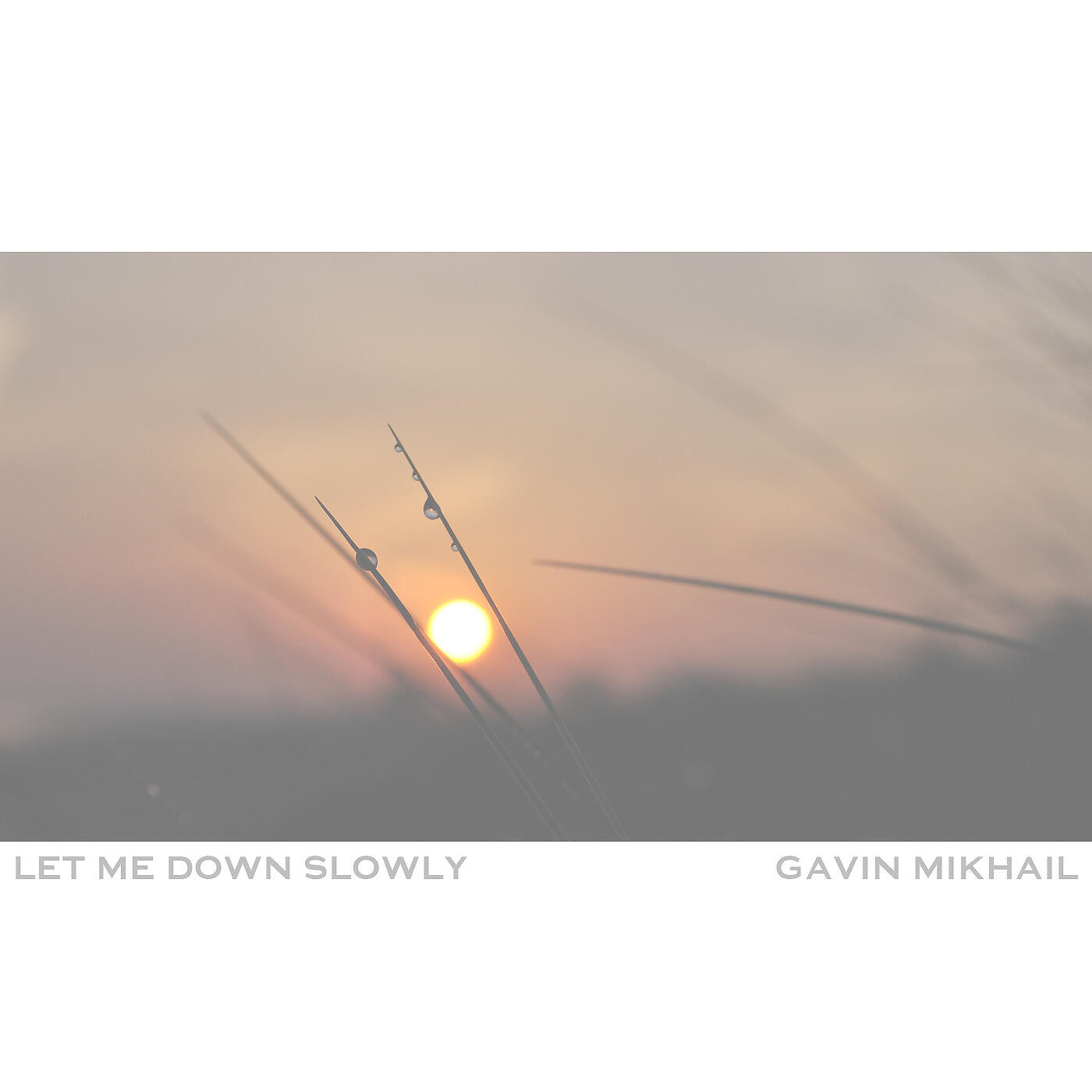 Gavin Mikhail - Let Me Down Slowly (Instrumental)