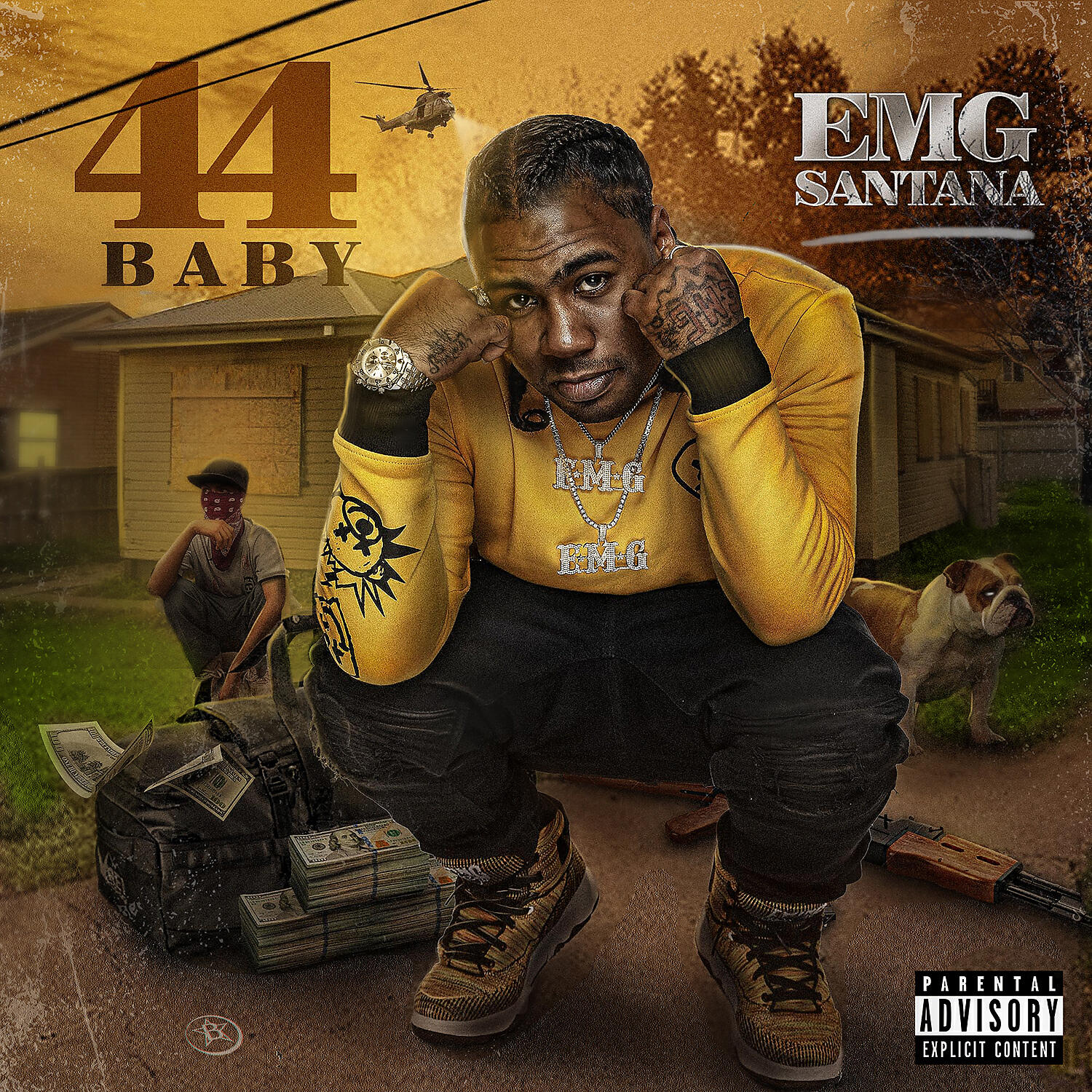 Emg Santana - 44 Bulldawg (feat. Jalo Brazy, G-ru & Oth Pat)