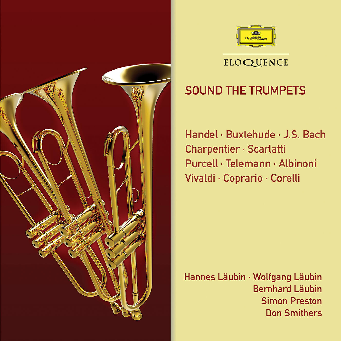 Hannes Läubin - Franceschini: Sonata in D Mjor for 2 Trumpets, Strings and Continuo - I. Grave