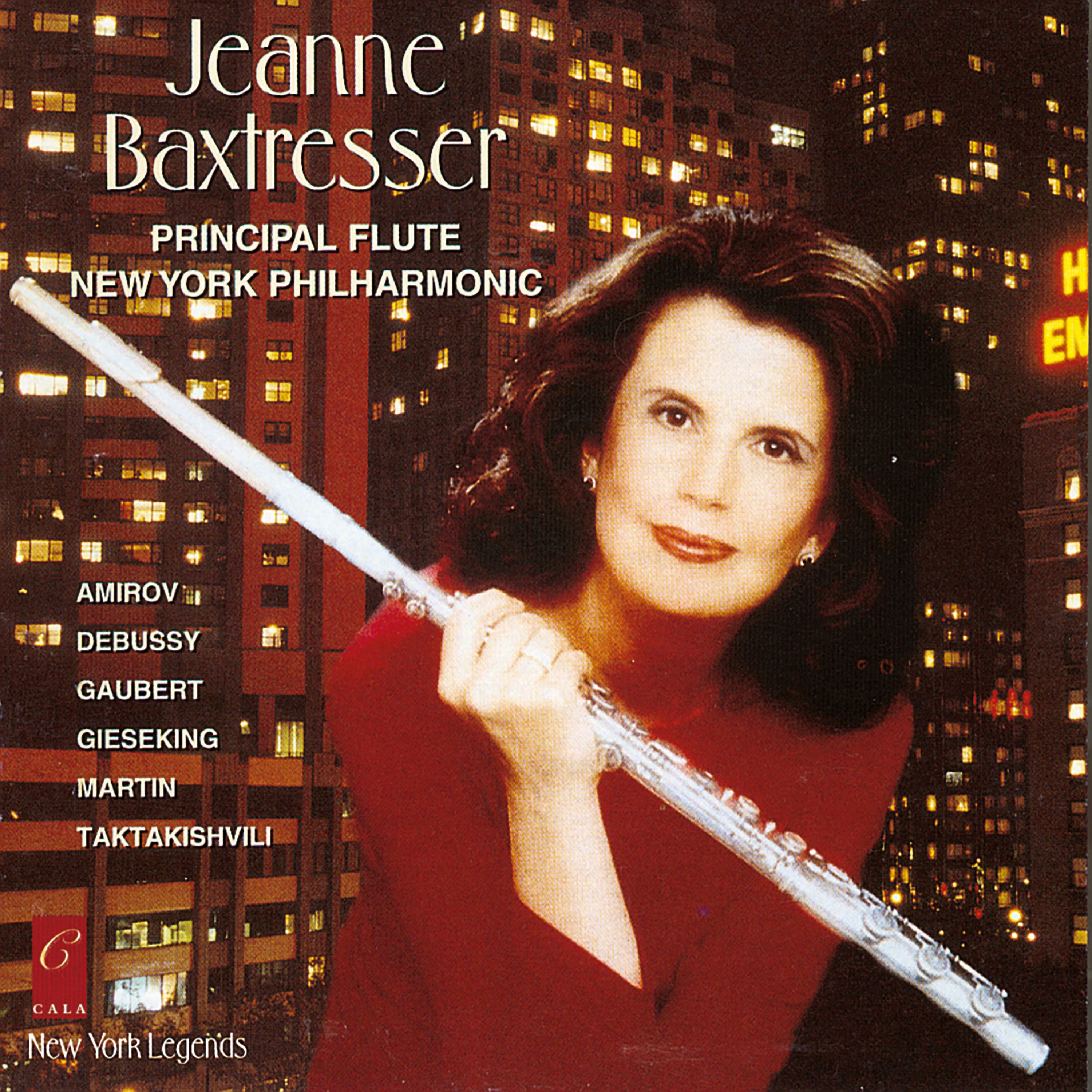 Постер альбома Jeanne Baxtresser Plays Taktakishvili, Martin, Gieseking, Gaubert, Amirov and Debussy