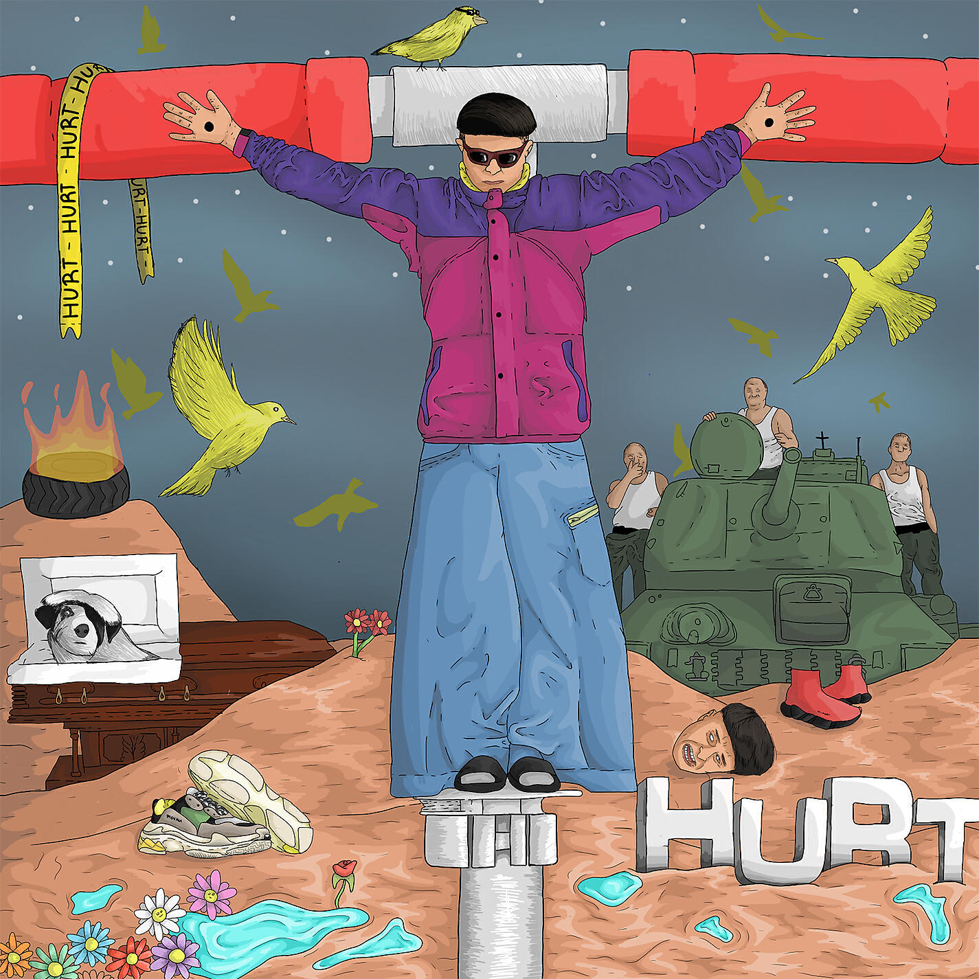 Oliver tree hurt. Oliver Tree обложки альбомов. Oliver Tree hurt обложка. Оливер три альбом. Обложка альбома Оливера три.