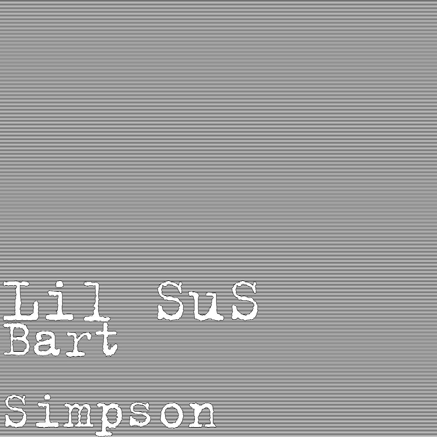 Lil SuS - Bart Simpson
