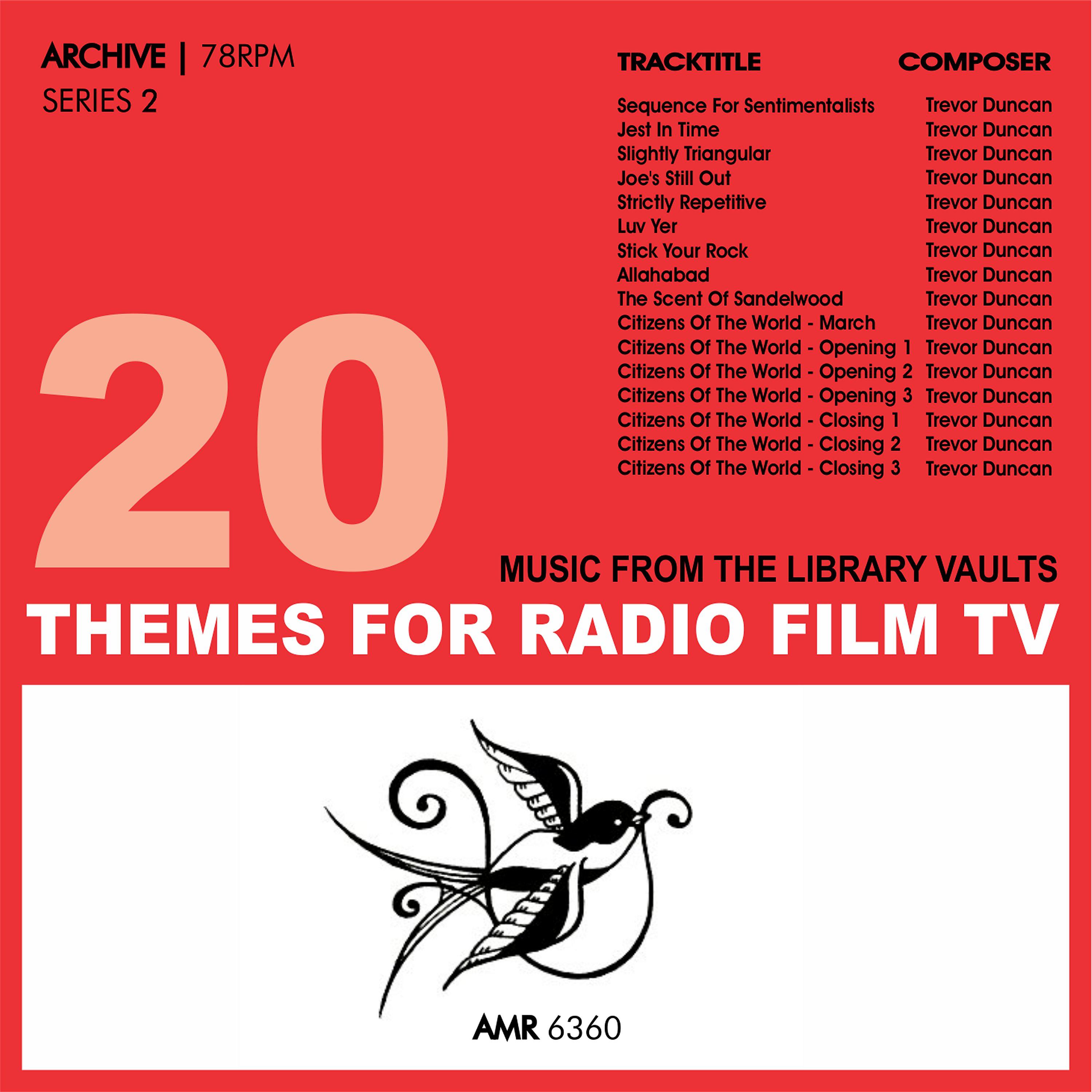 Постер альбома Themes for Radio,Film Television (Series 2) Vol. 20
