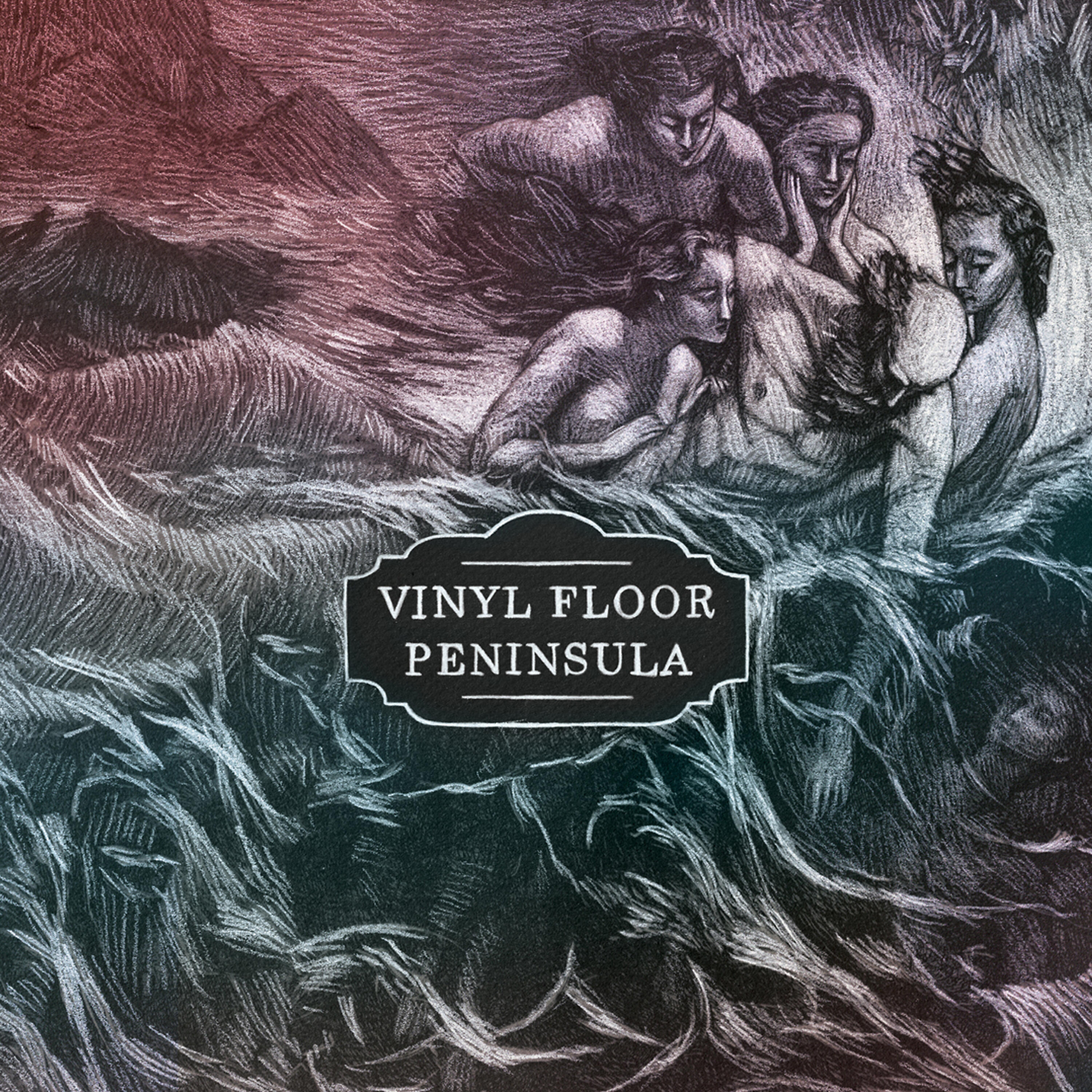 Vinyl Floor - Frames and Orchids