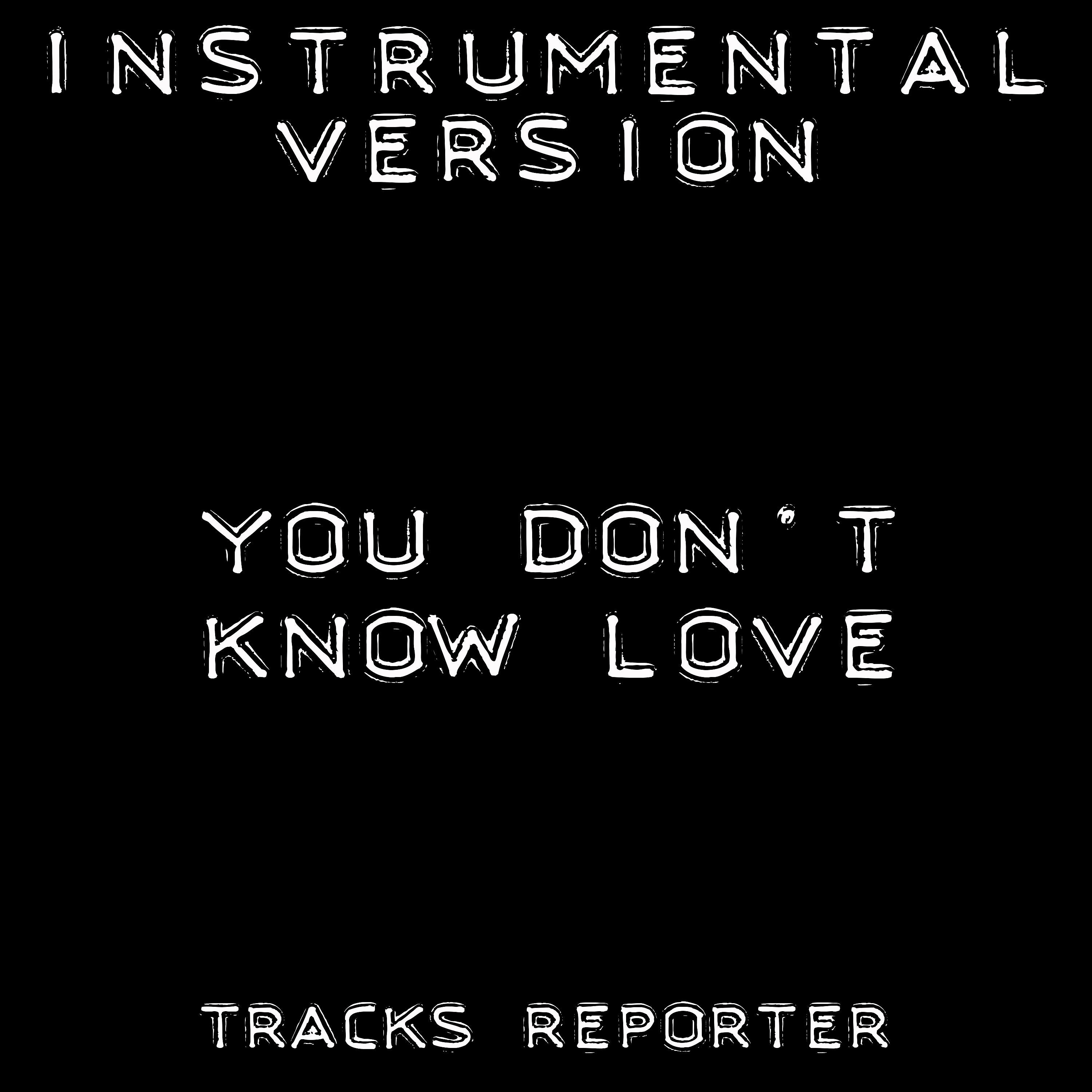 Постер альбома You Don't Know Love (Instrumental Version)