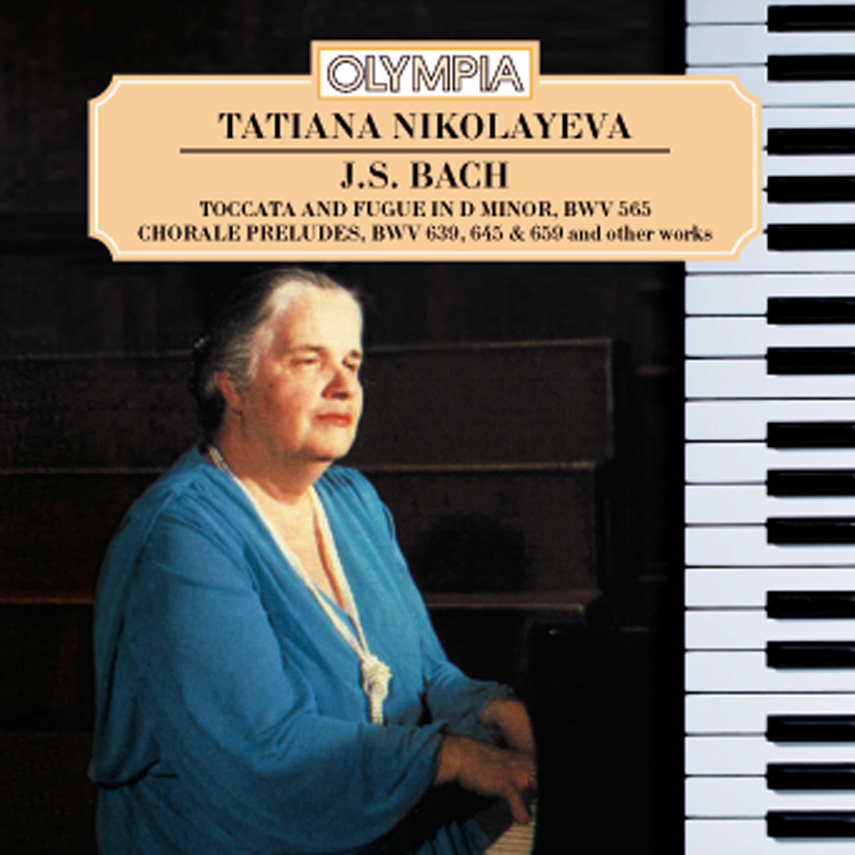 Постер альбома Tatiana Nikolayeva plays Bach