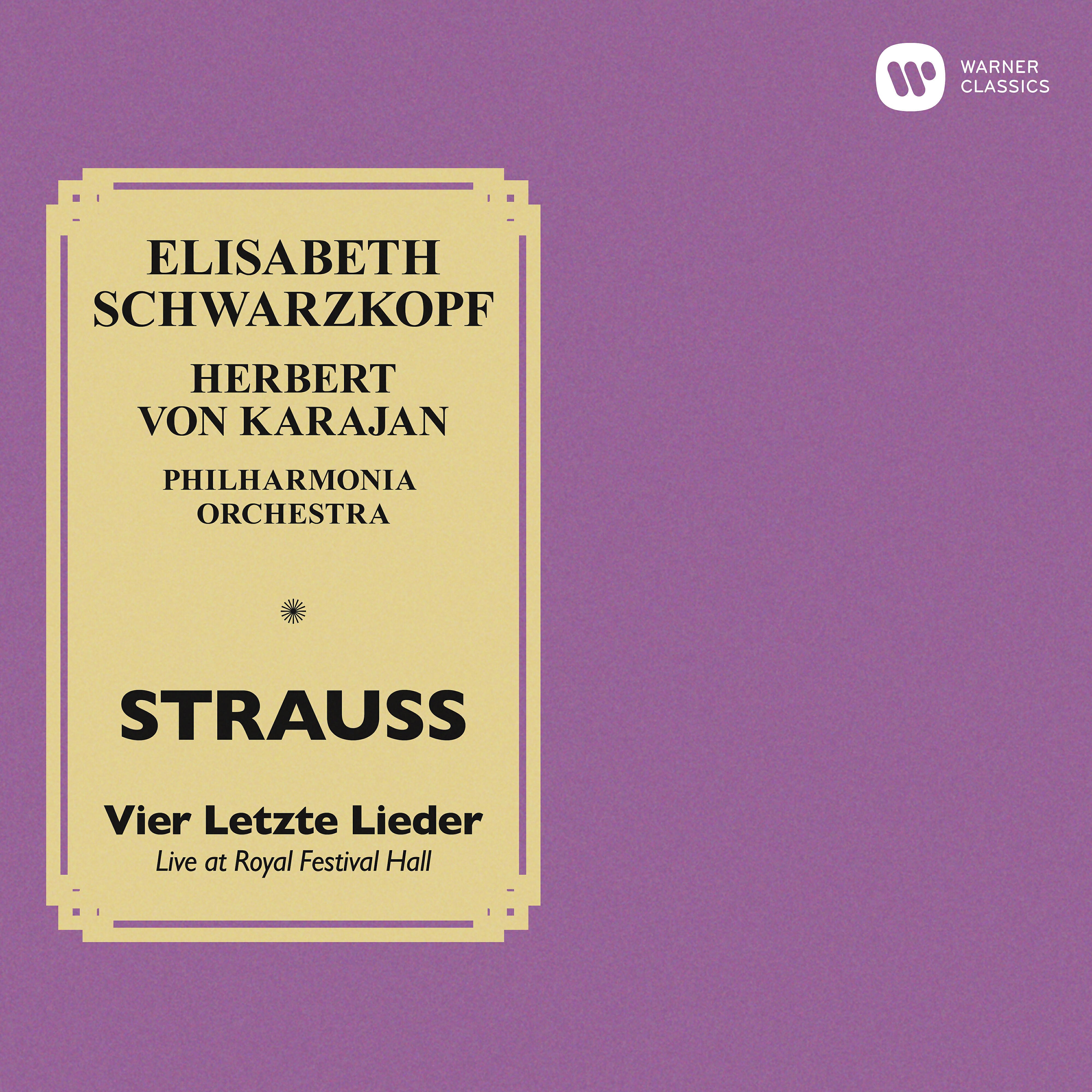 Herbert Von Karajan - 4 Letzte Lieder: No. 2, September (Live at Royal Festival Hall, 1956)